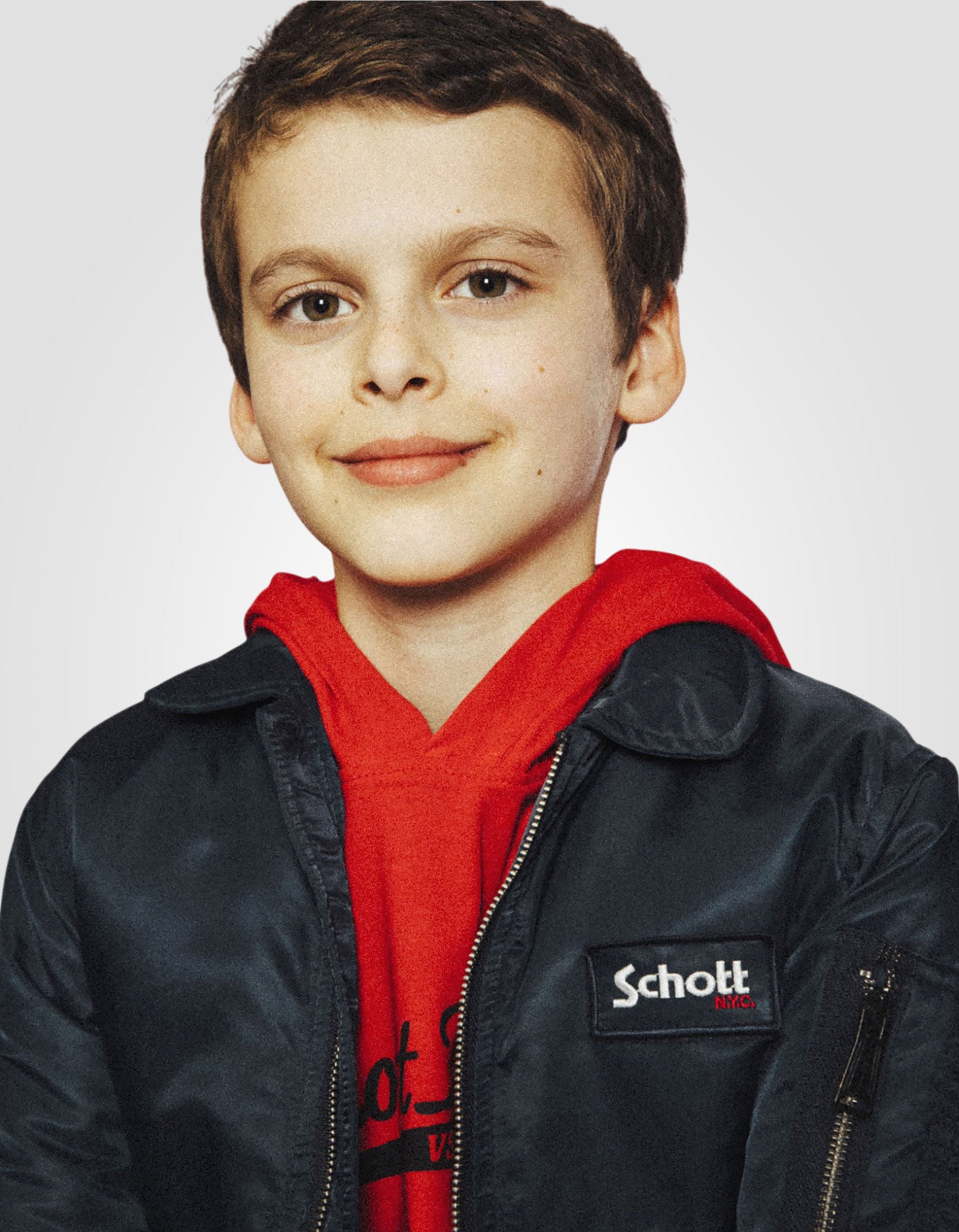 Bomber Cwu Child Navy Blue 210100B Schott NYC® - Main Image