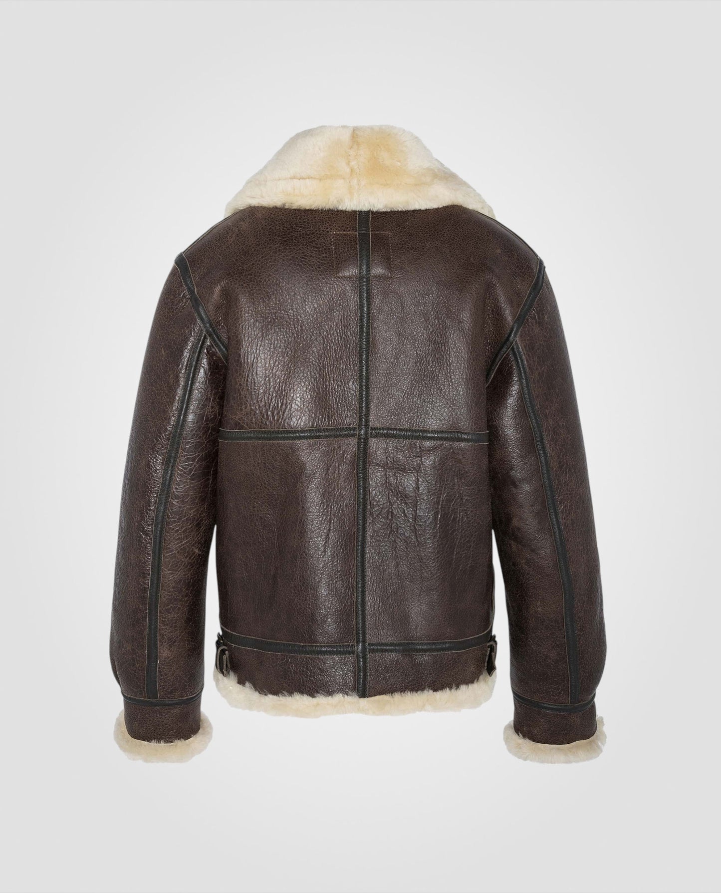 Blouson bombardier B-3 marron mythique USA, cuir de mouton