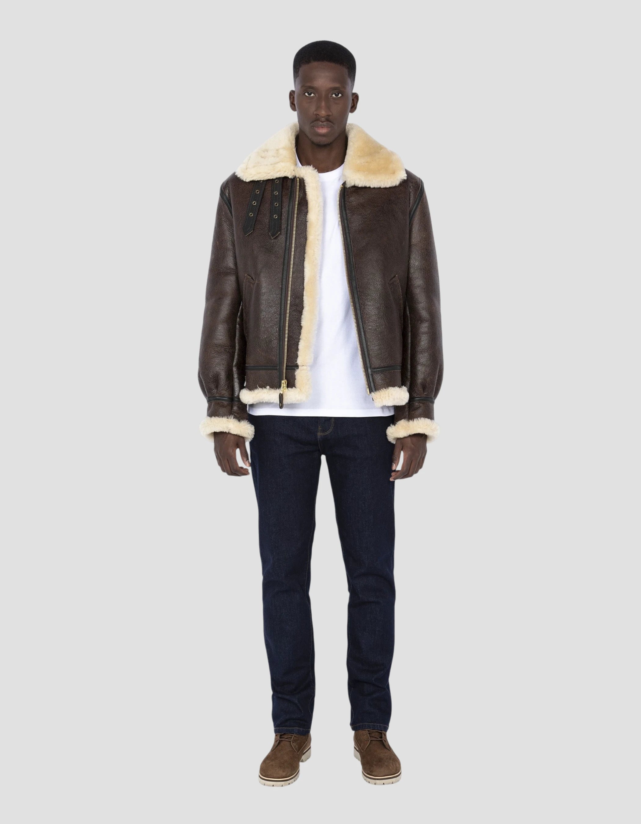 Bomber b -3 mythical bomber jacket USA, sheep leather 257s