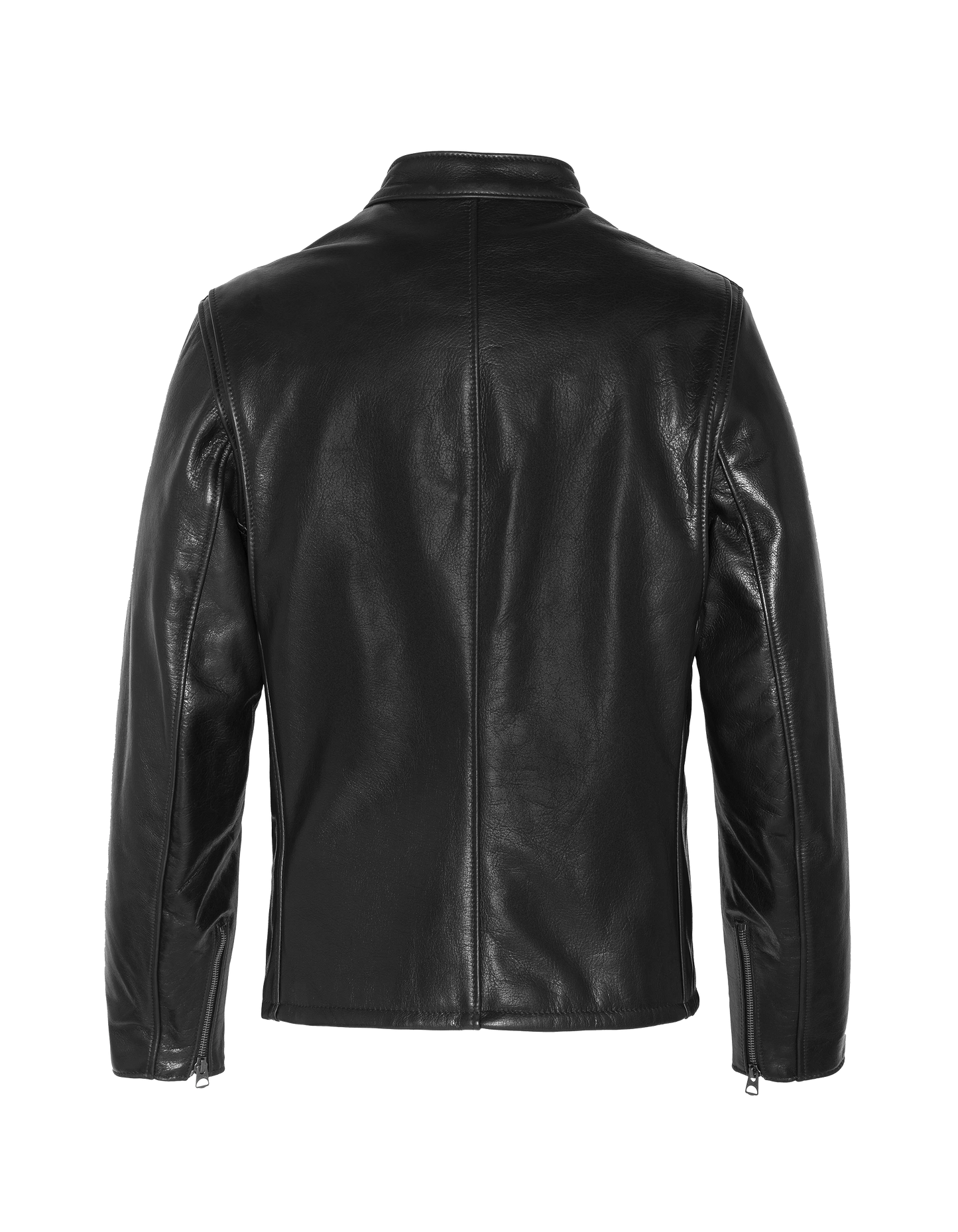 Blouson motard noir mythique USA, cuir de vachette