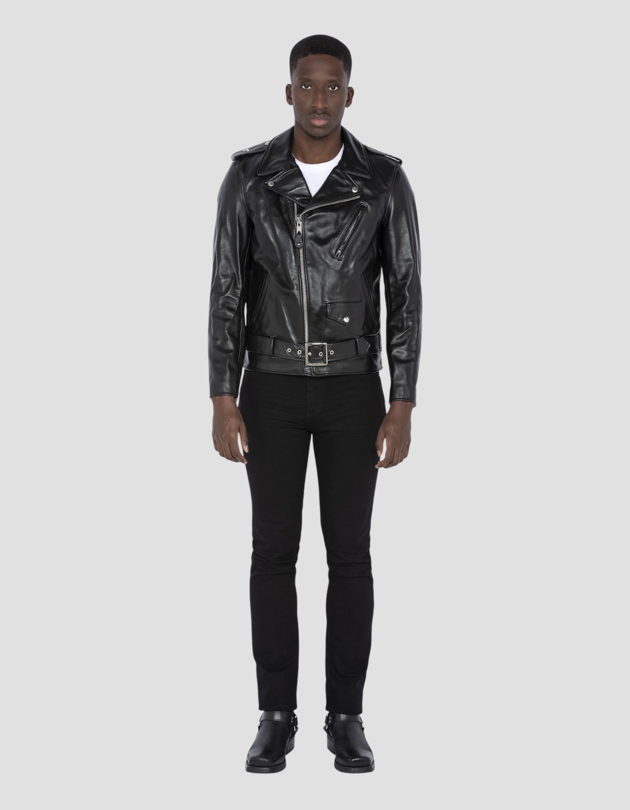Mythical black perfecto® jacket, horse leather - 613sh
