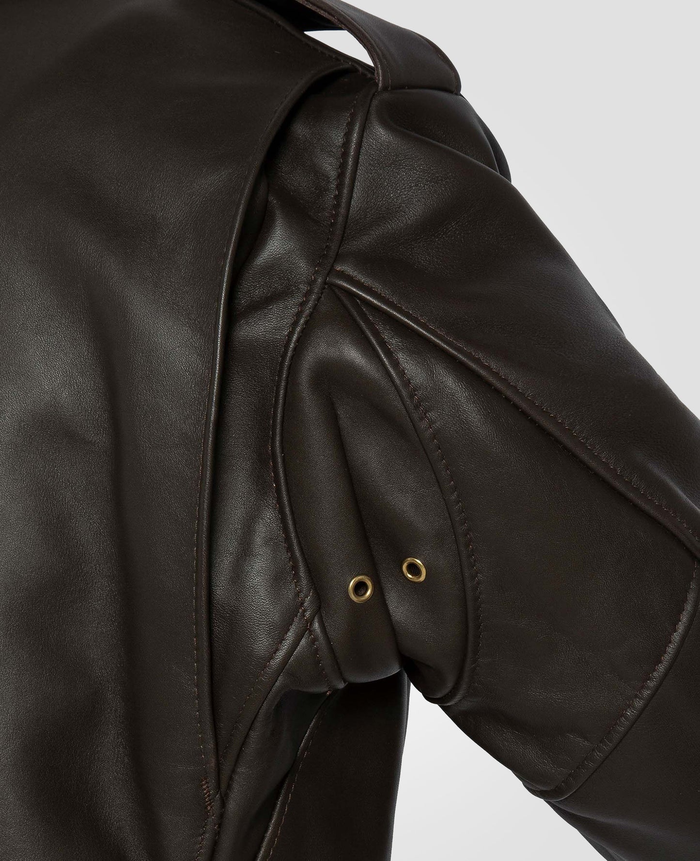Lythic brown perfecto® jacket, cowhide leather
