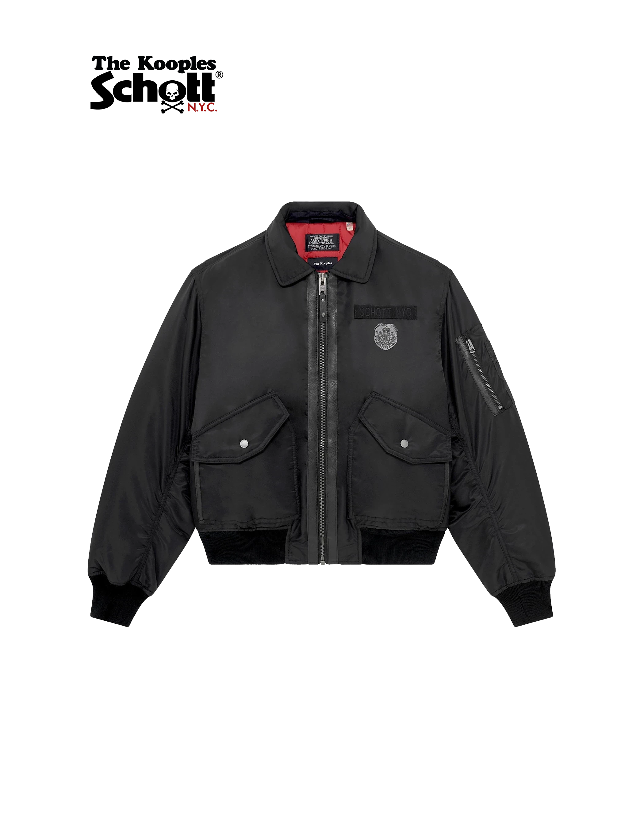 ジャケット・アウター Schott N.Y.C 174BOMBER JAKET 38 Schott N.Y.C（ショット） Schott 173US LEATHER BOMBER JACKET レザー