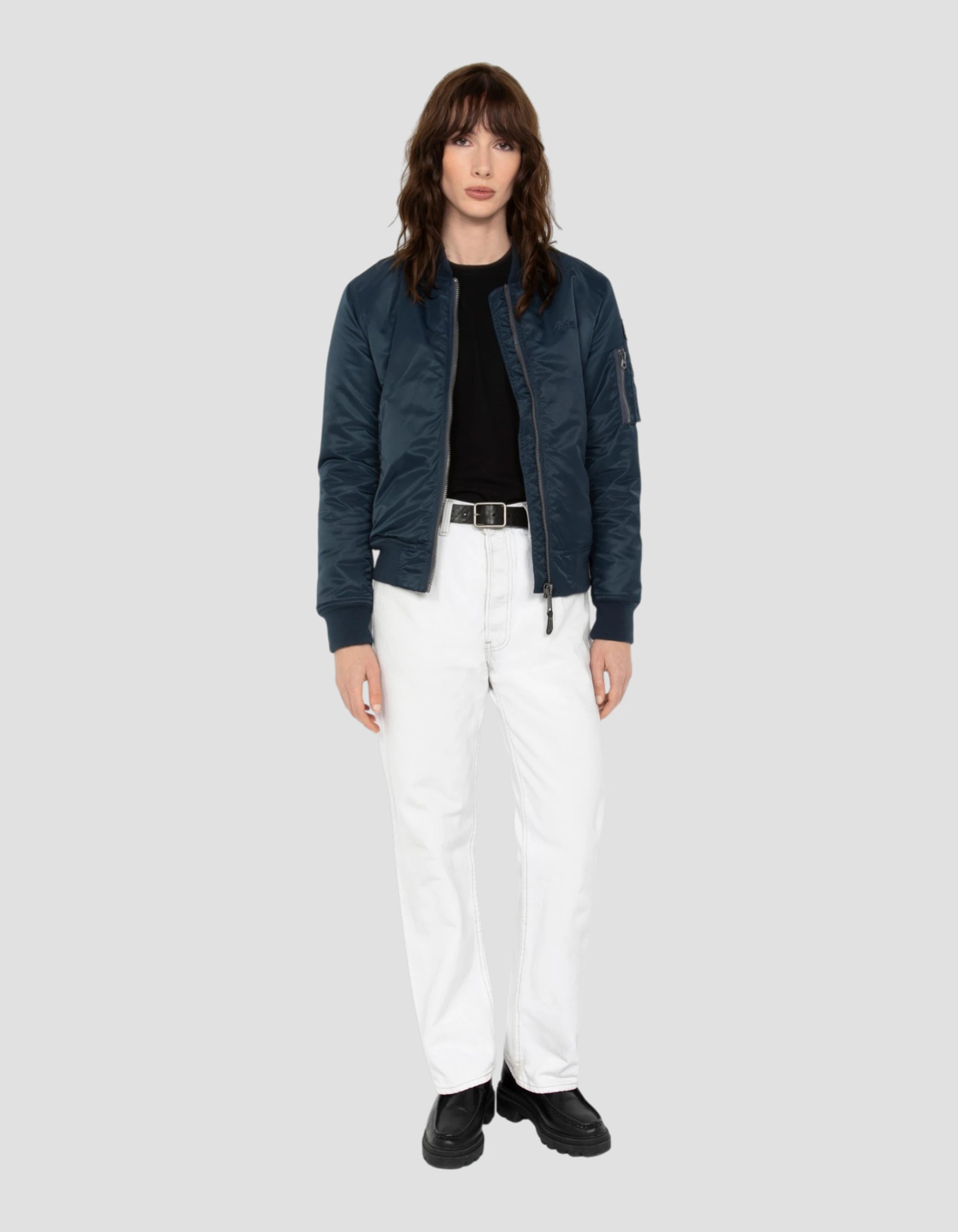 Schott ネイビー MA-1 フライトジャケット ショット NYC MA-1 フライト ジャケット（ネイビー）/Schott NYC MA-1