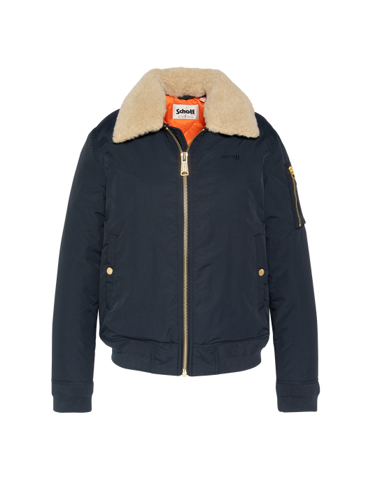 Army type B-15 navy blue and beige jacket
