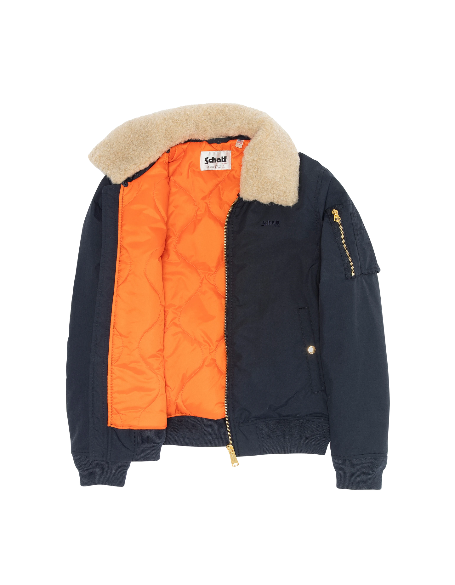 Armee Typ B-15 Marineblau und beige Jacke