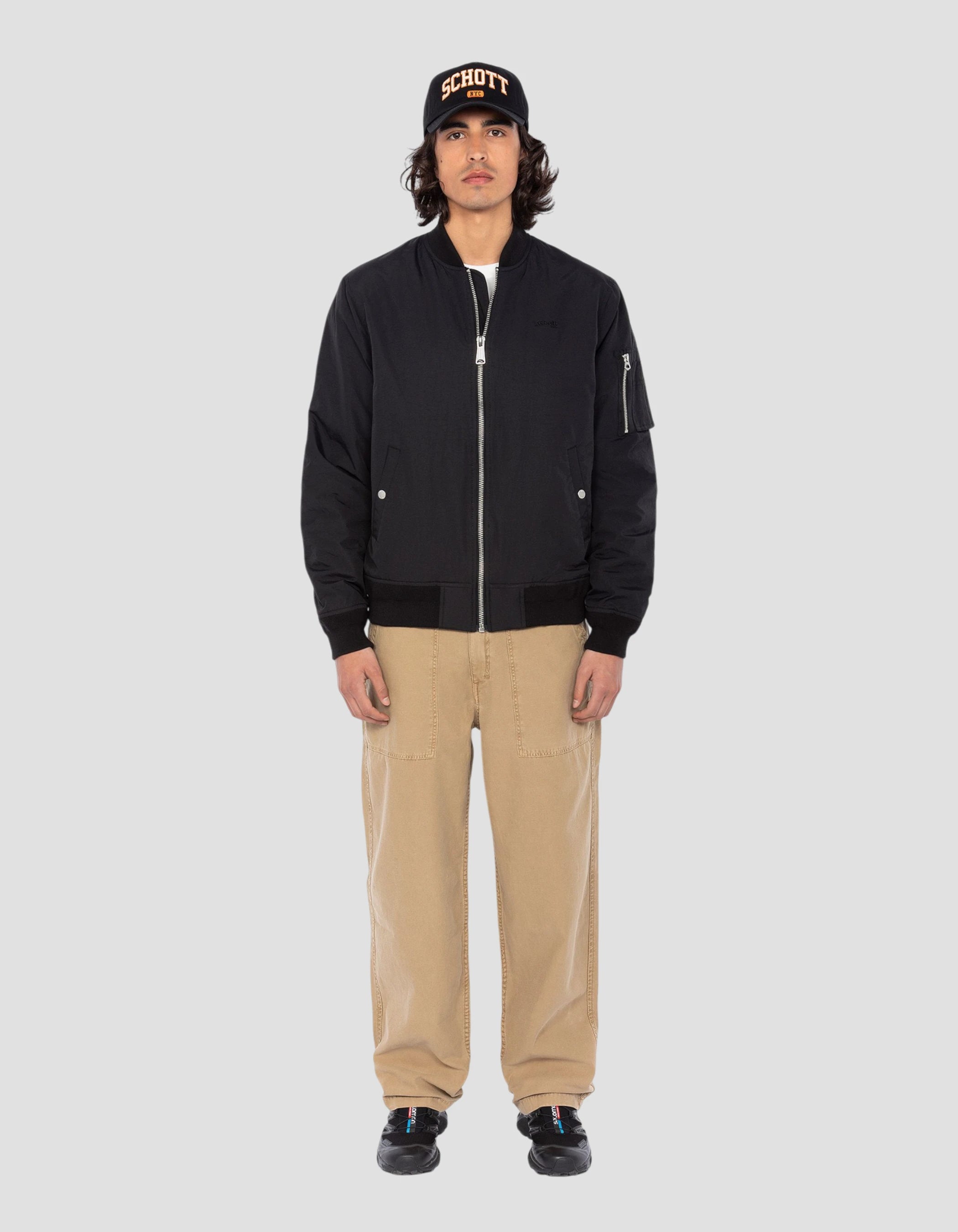 Bomber Ma -1 black type city - Airkraft | Schott NYC®