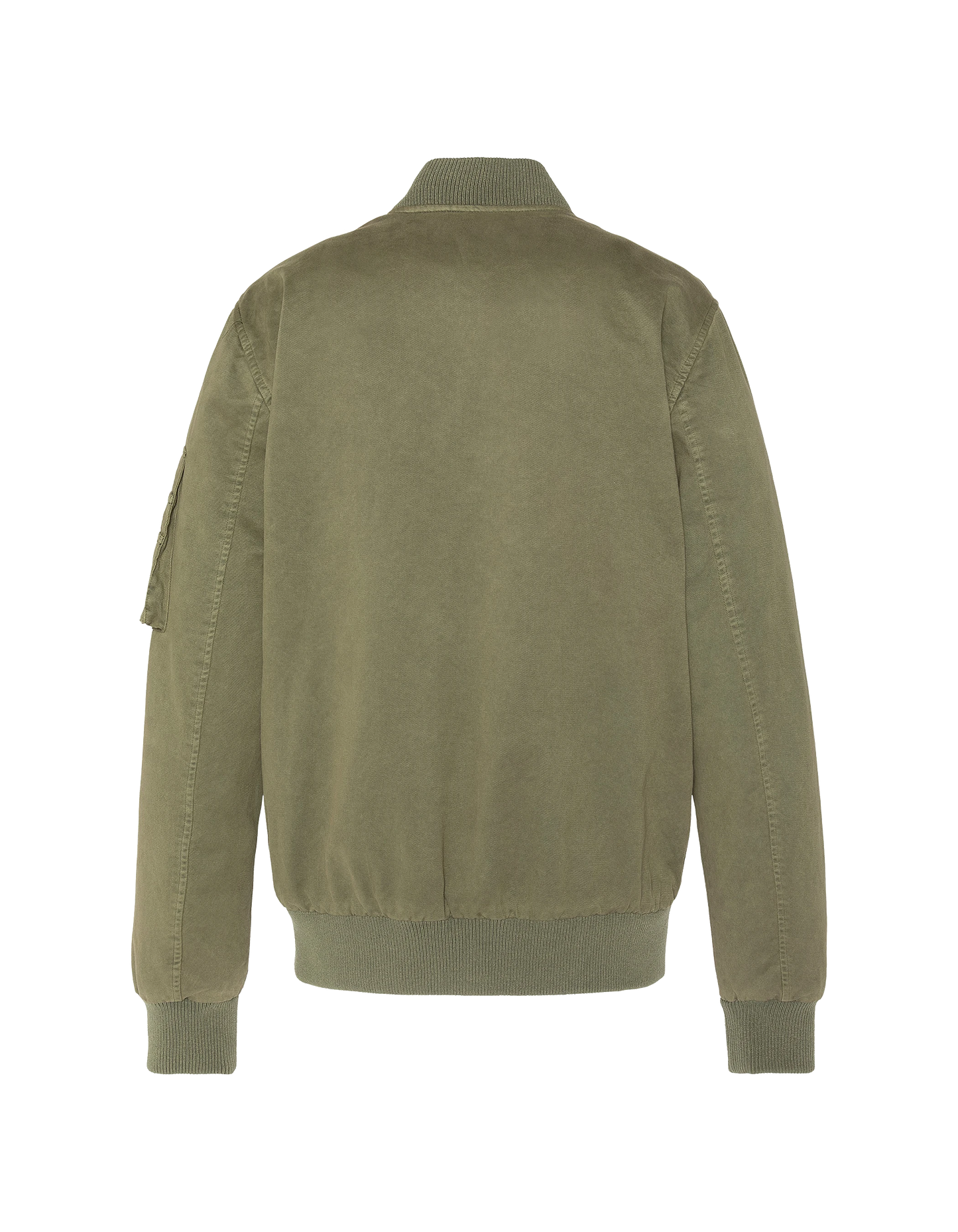 Bomber MA-1 kaki, coton lavé