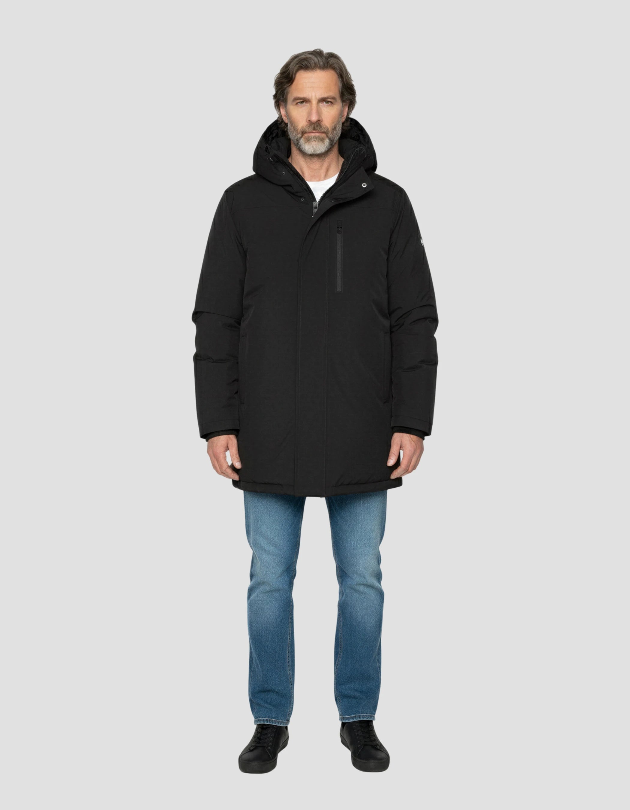 Black hooded parka - Atlanta | Schott NYC®
