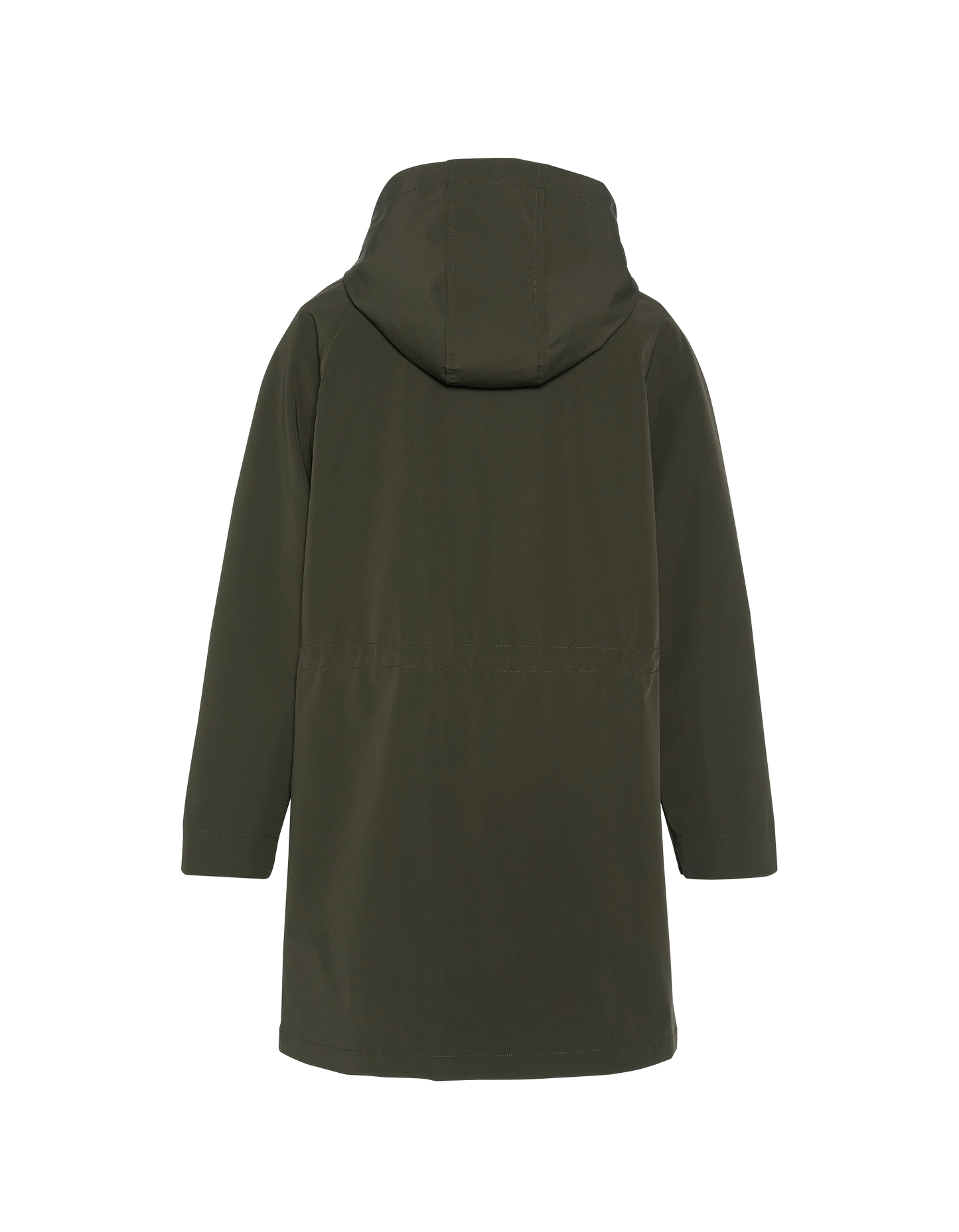 Khaki Parka Multipoches mit Hoodies