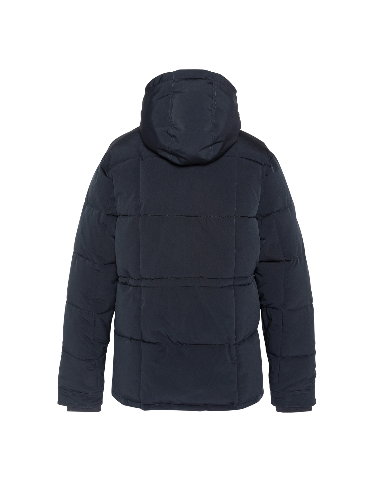Parka outdoor à capuche bleu marine