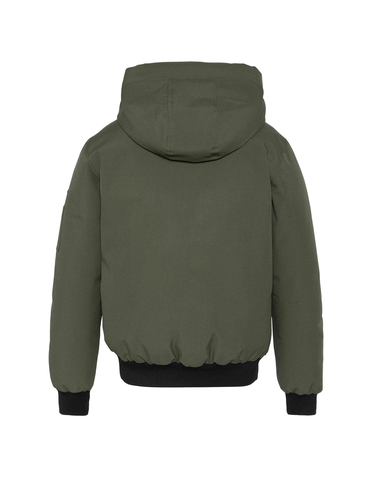 Giacca kaki con cappuccio