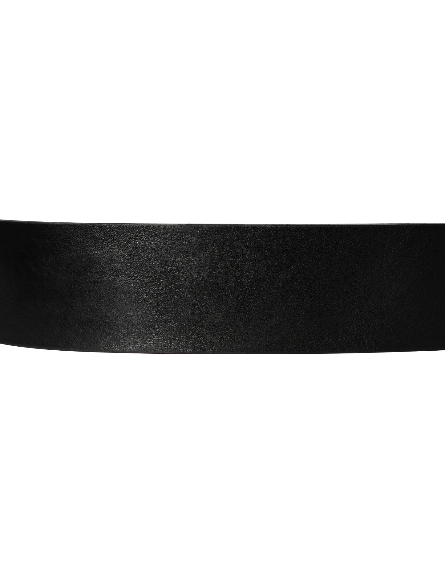 Ceinture noire, cuir de vachette