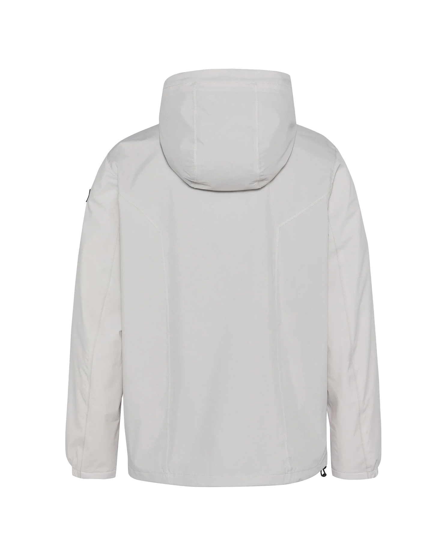 Coupe-vent ciment technique ultra-léger à capuche, coutures soudées