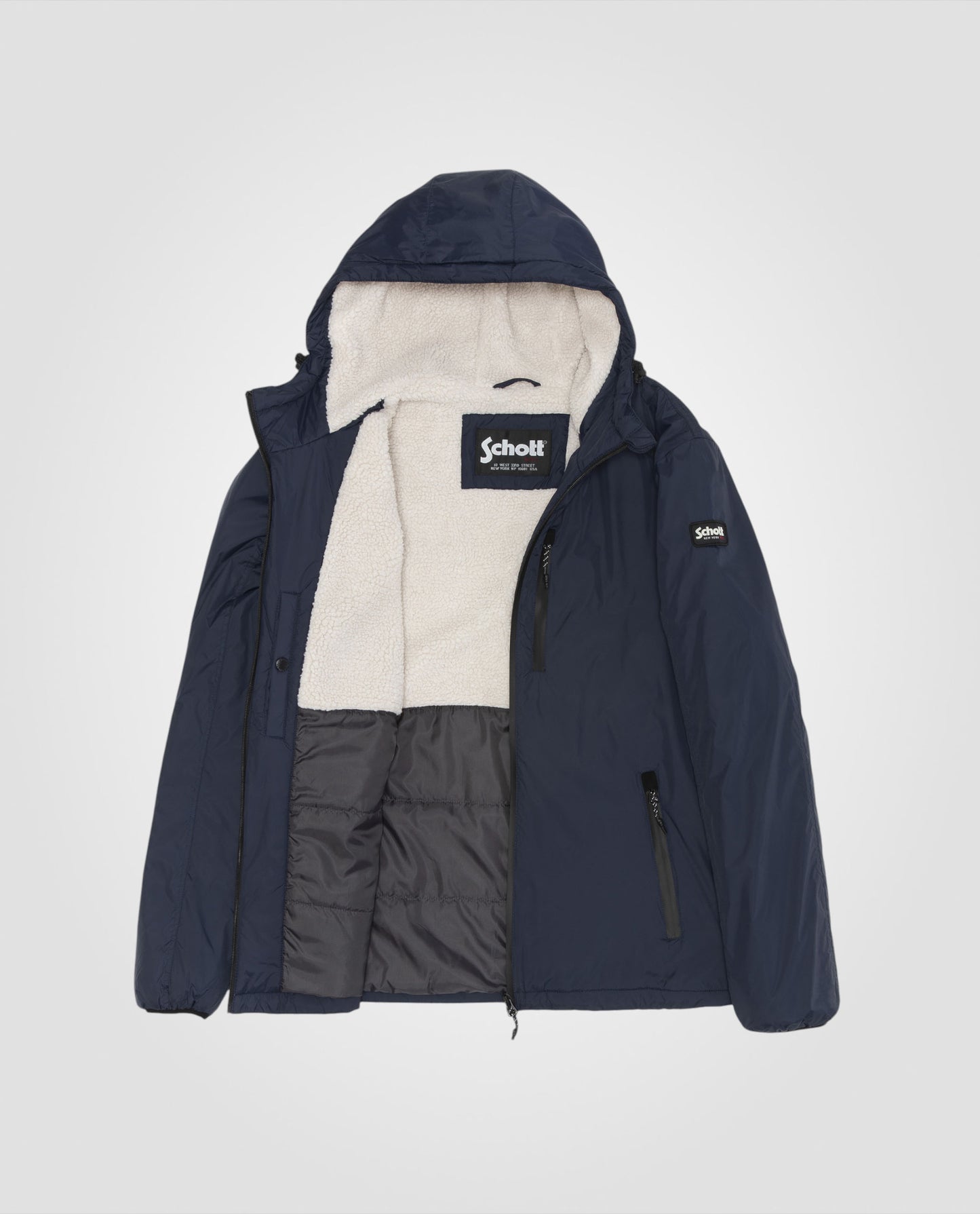 Sherpa -Blue Navy Parka