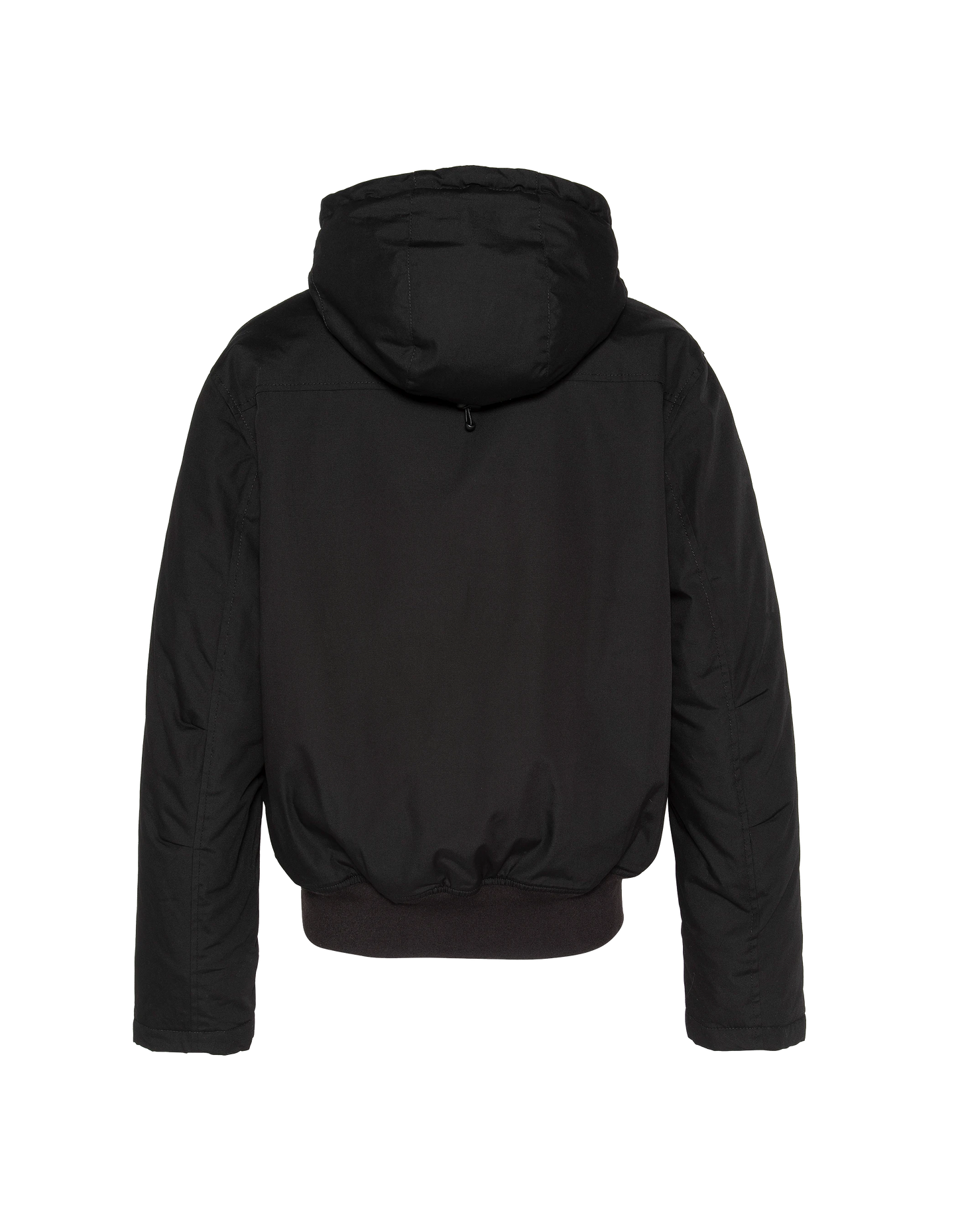 Multipoche nere con cappuccio