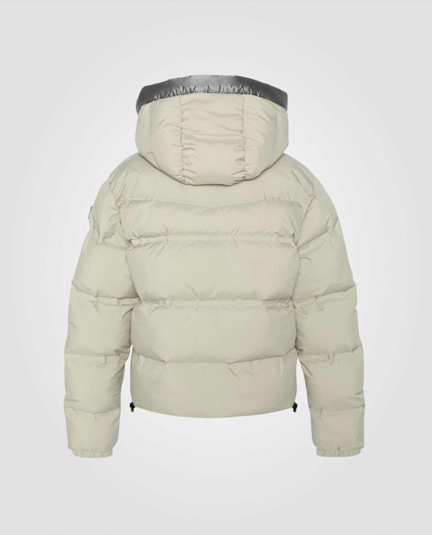 Kurze Steinjacke mit Matt Mate Aussehen mit geschweißten Nähten, groß