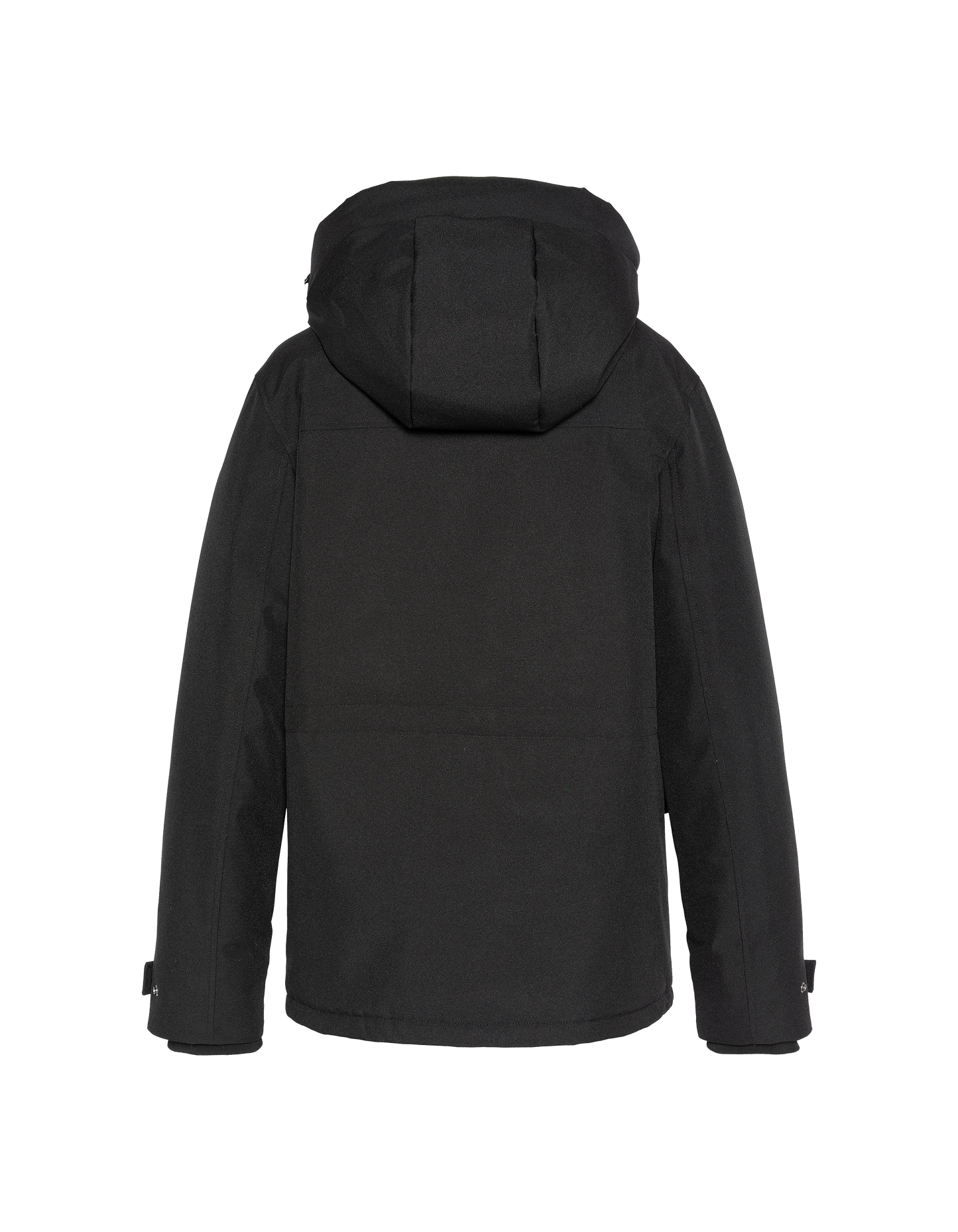 Multipoche nere con cappuccio