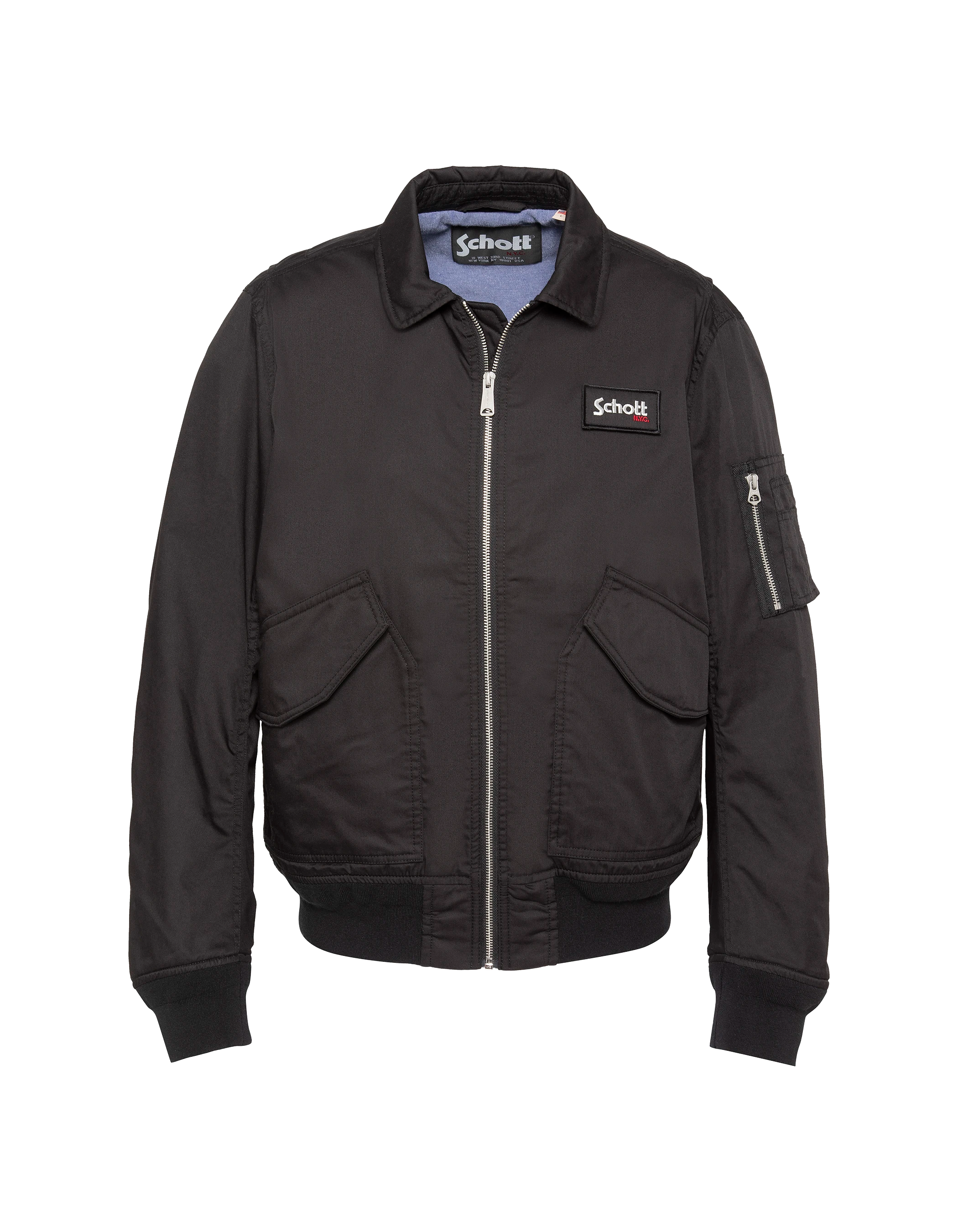 flight jacket lightweight black type CWU - CABARTLT | Schott NYC®