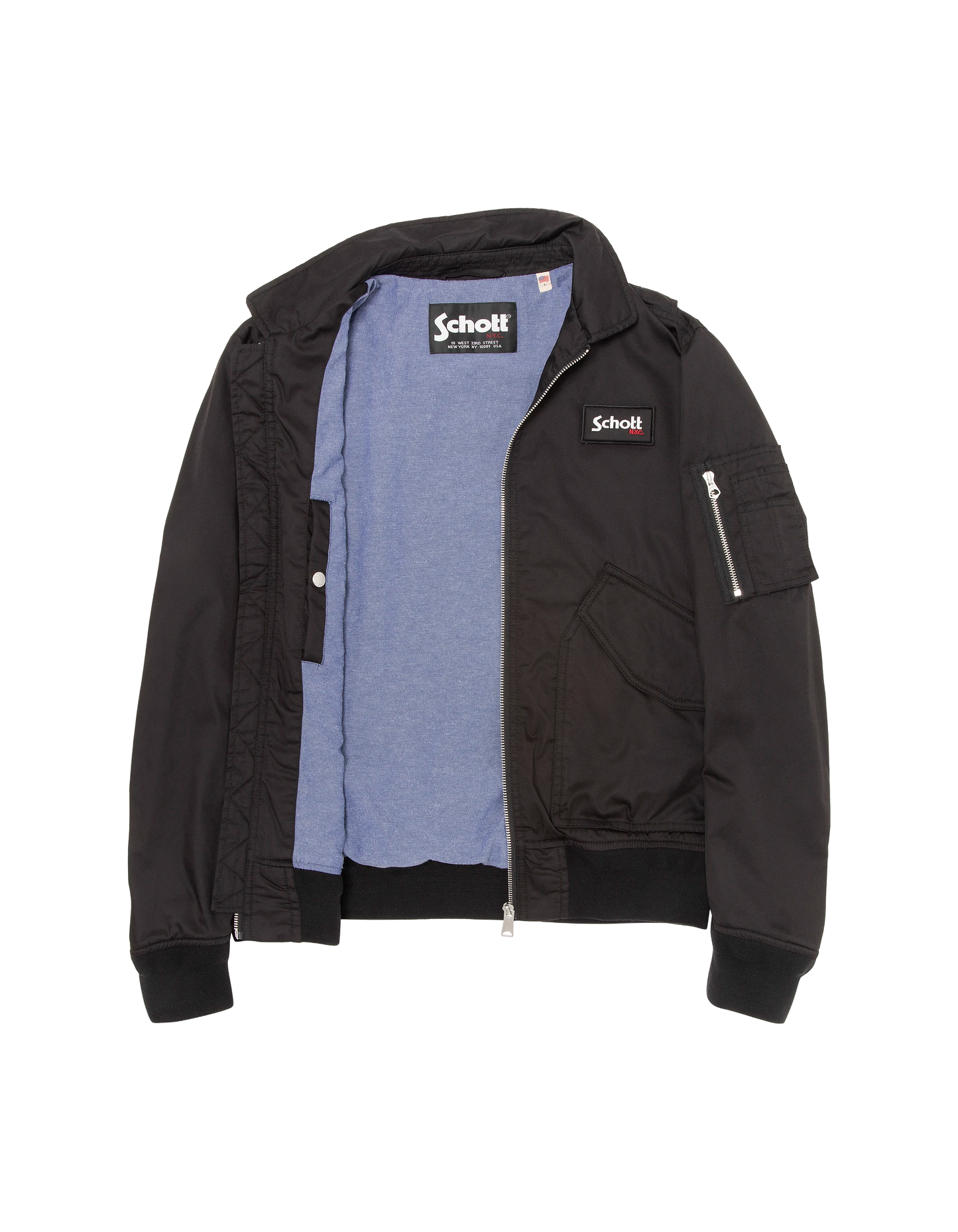 Blouson pilote léger noir type CWU