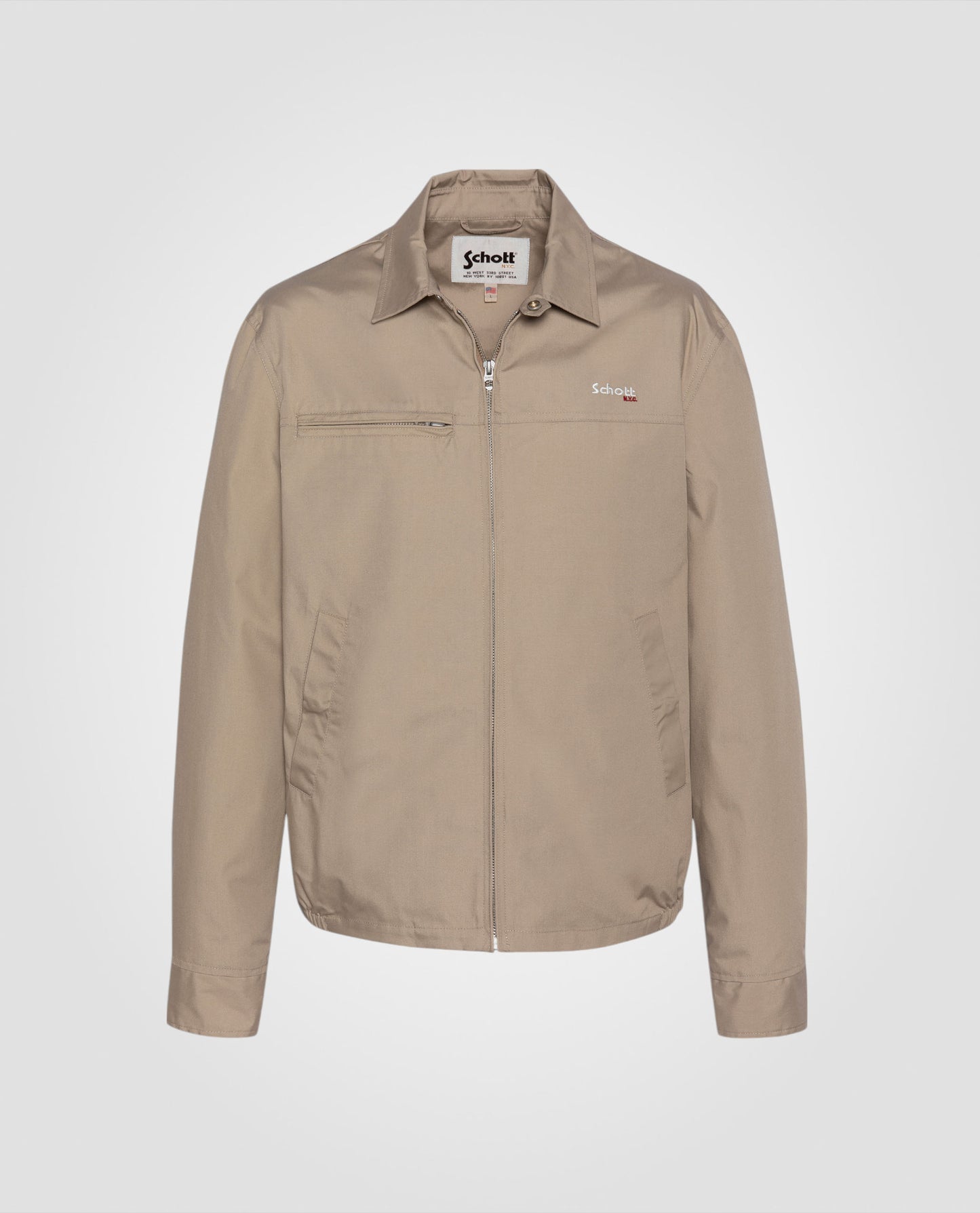 Blouson casual beige clair