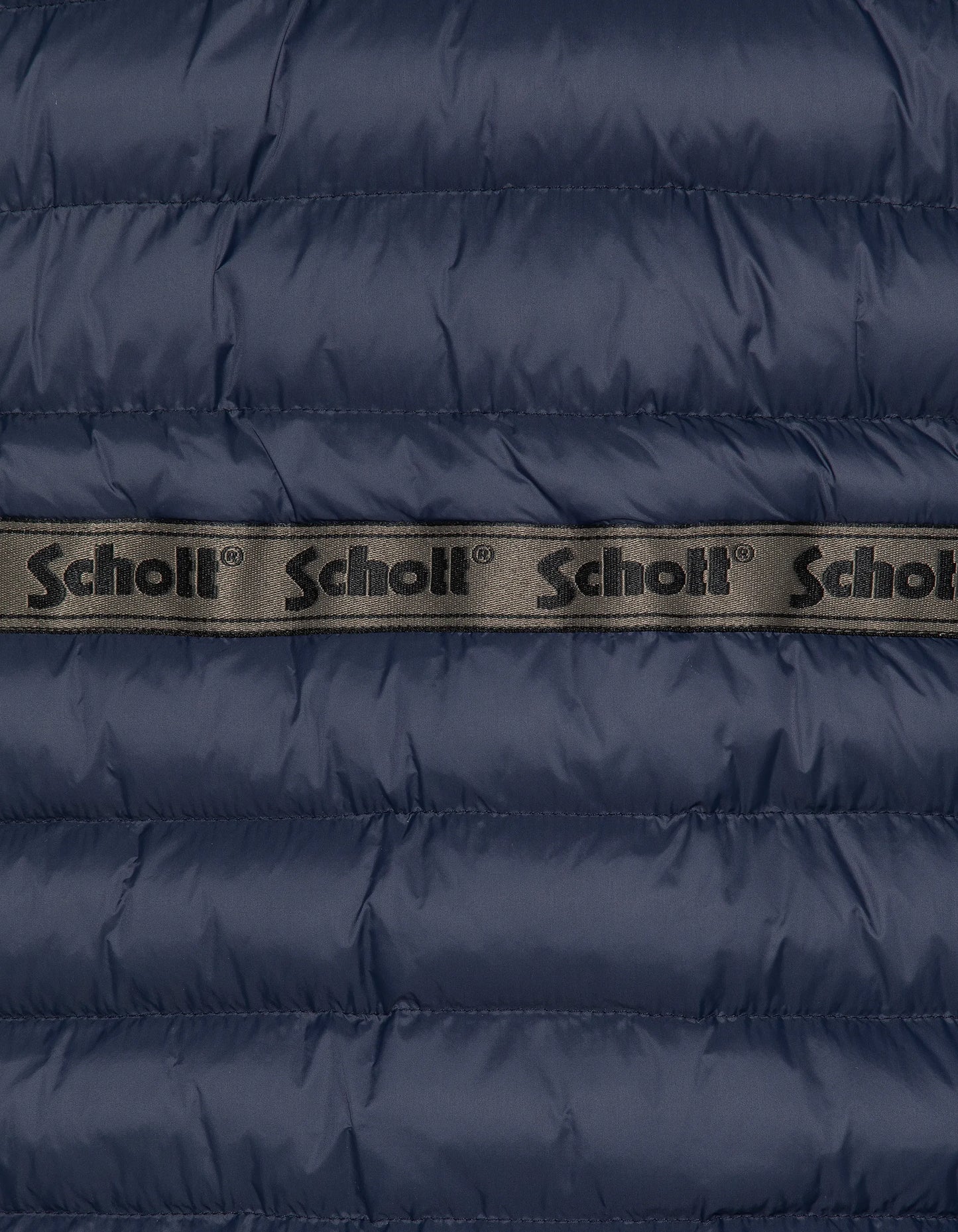 Navy Parka Multipoches con felpa con cappuccio