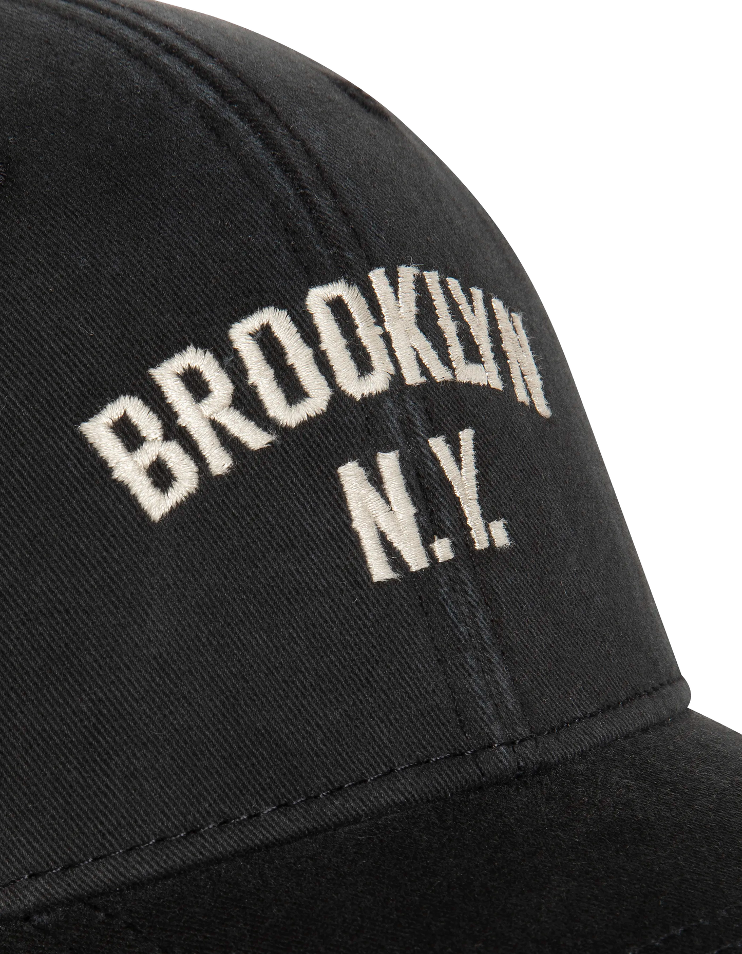 Casquette city district noir délavé