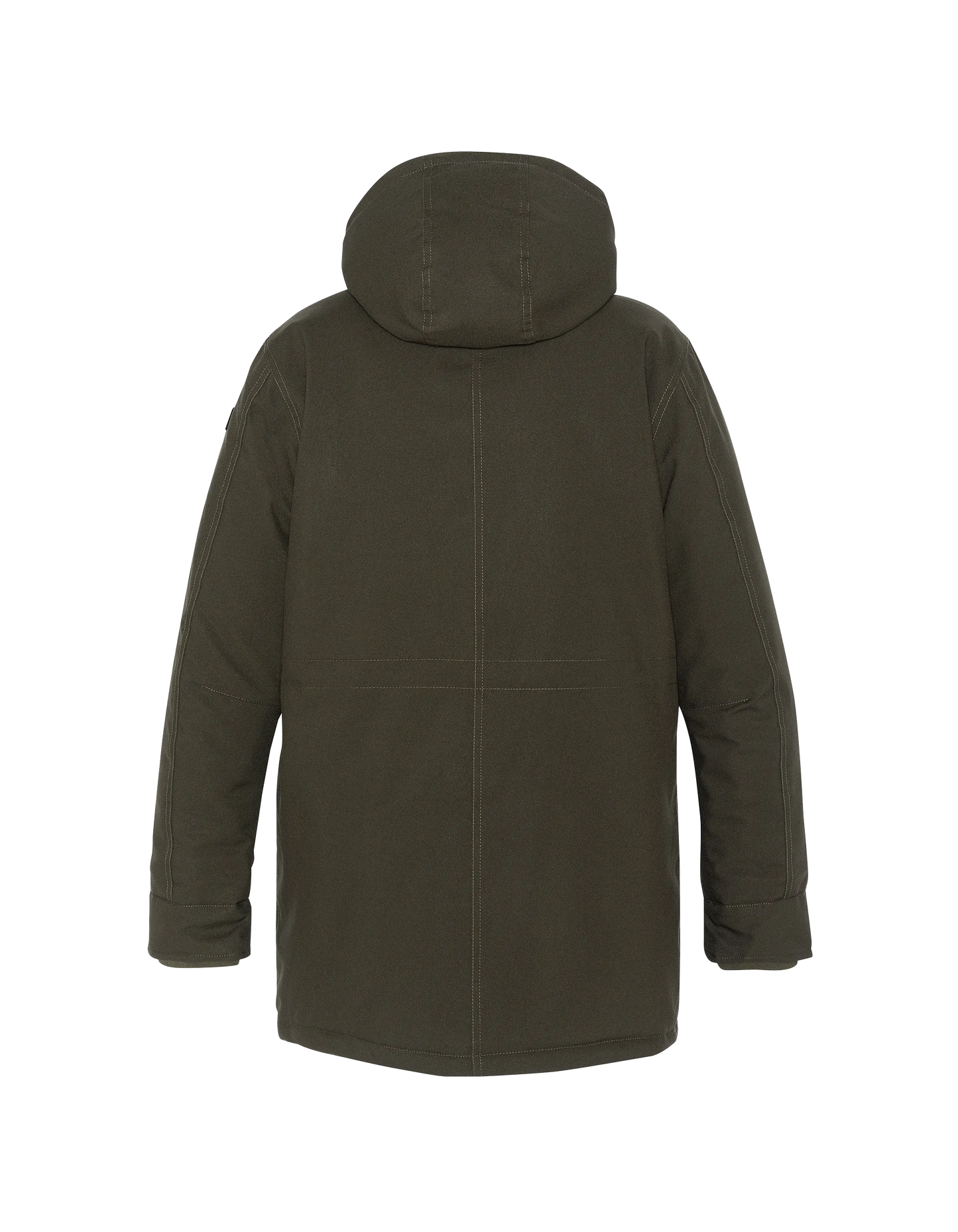Lange Kapuze Khaki Parka