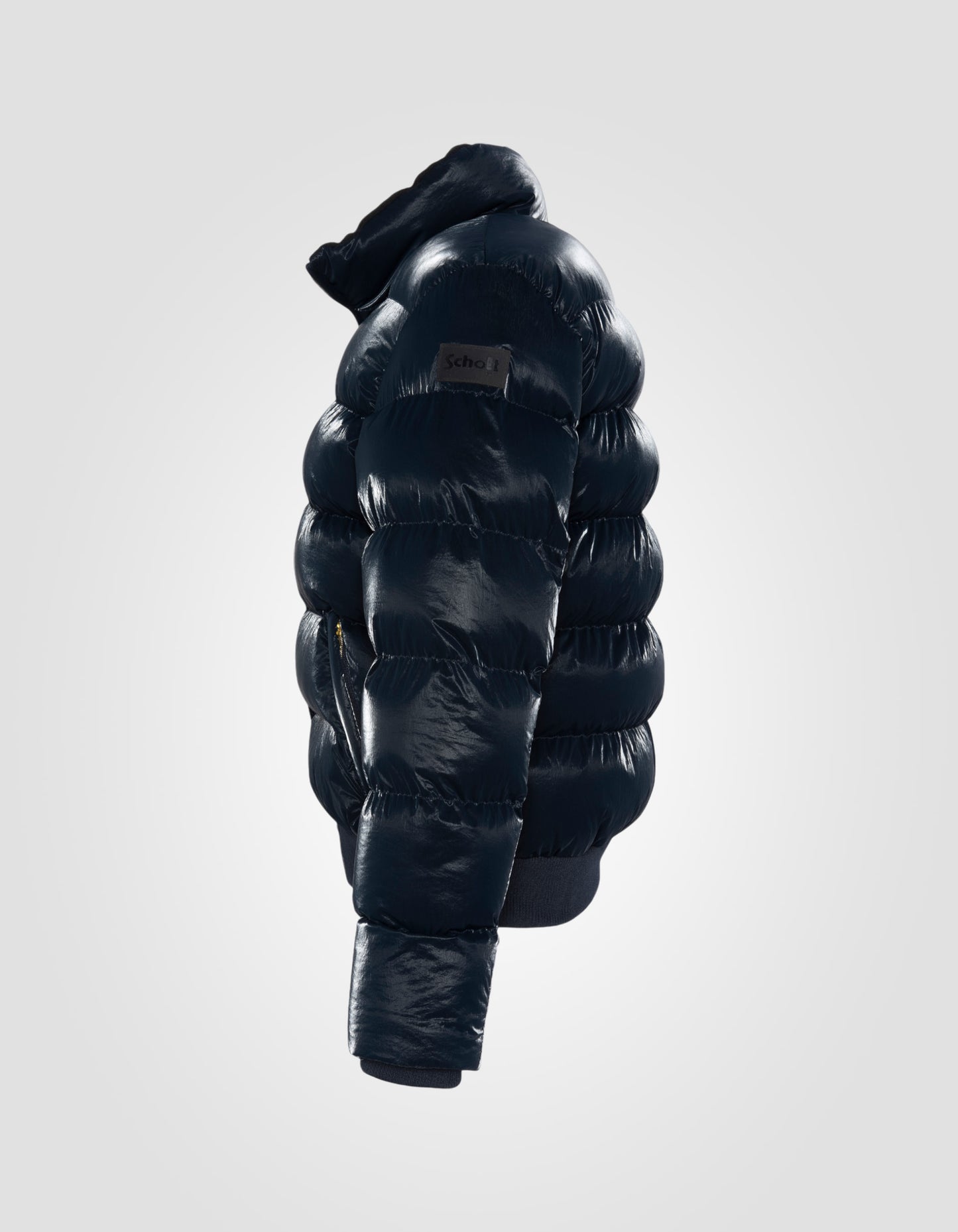 Doudoune effet satinée