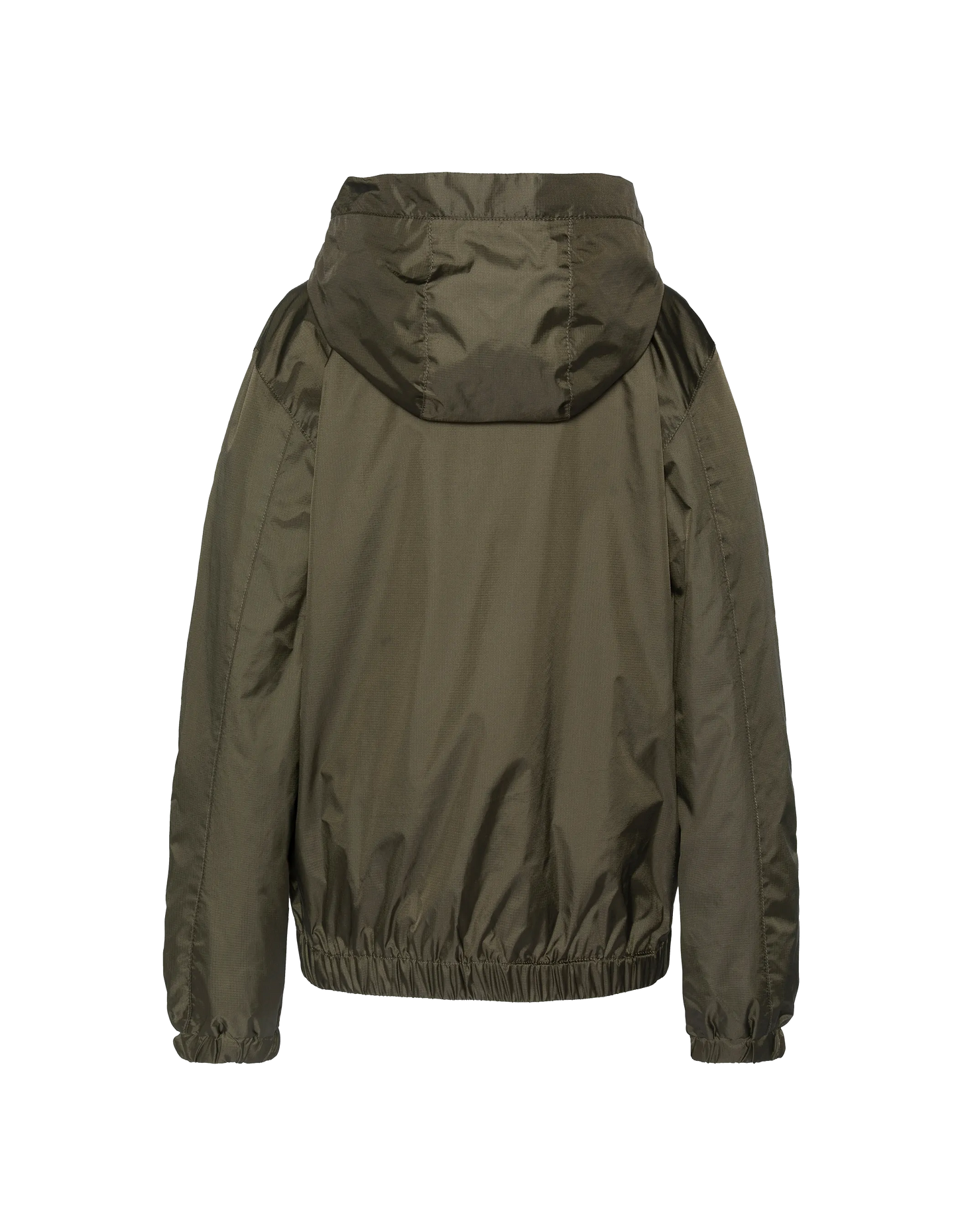 Maestro a vento Khaki con cappuccio