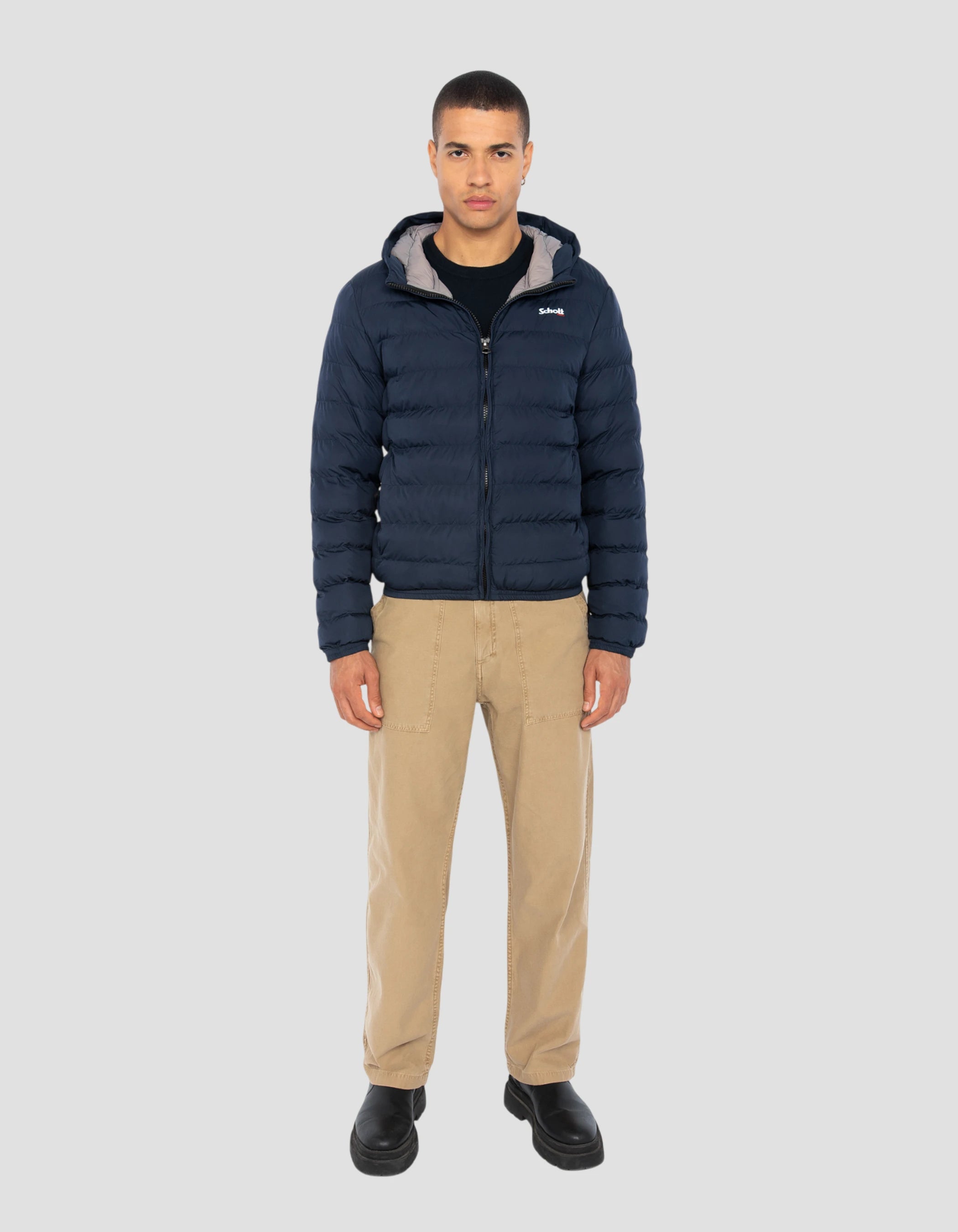 Lightweight navy blue jacket - Dayton | Schott NYC®