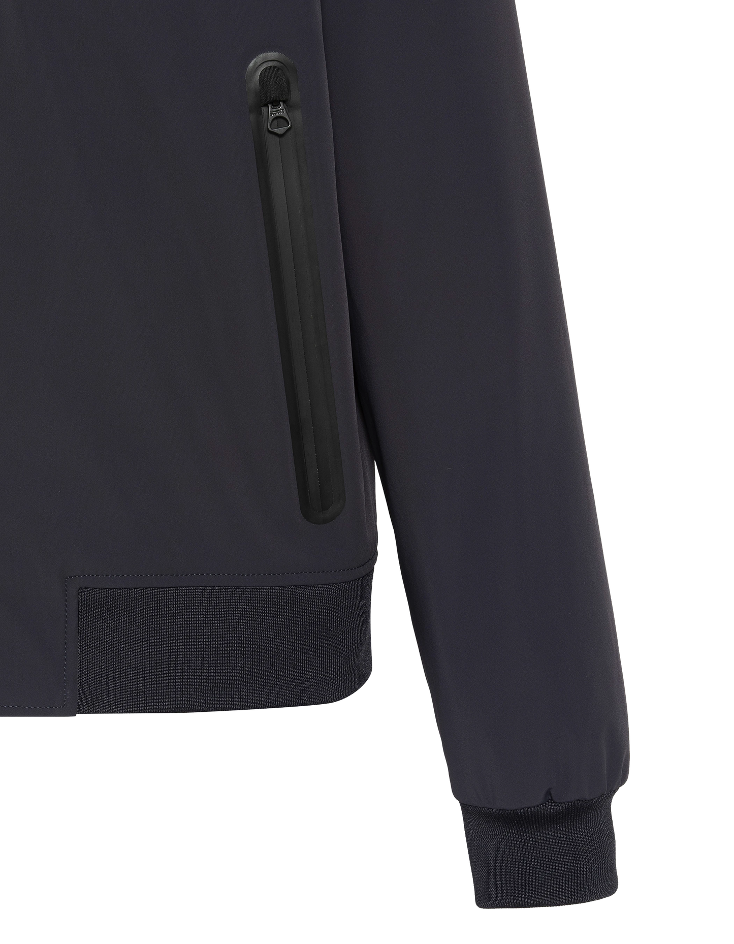 Blouson bleu marine foncé urban à capuche