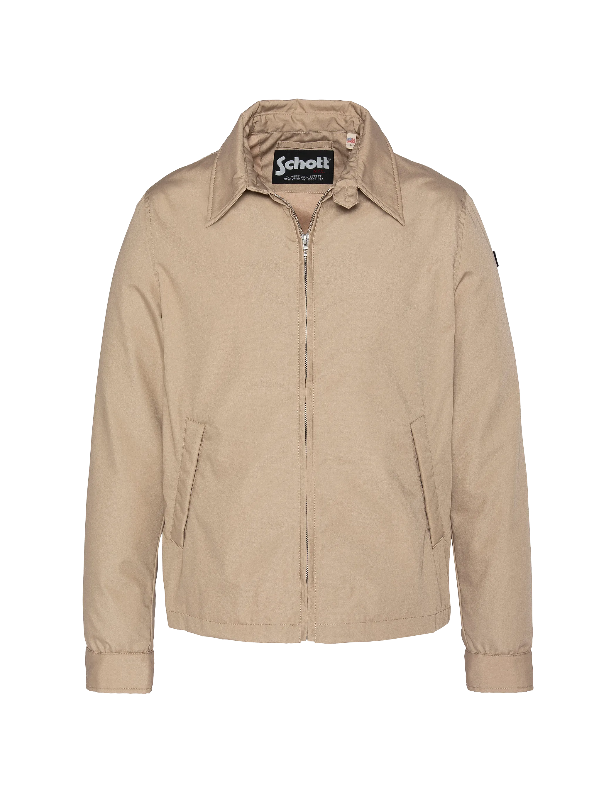 Beige casual jacket - EVANO | Schott NYC® Beige casual jacket - EVANO | Schott NYC®