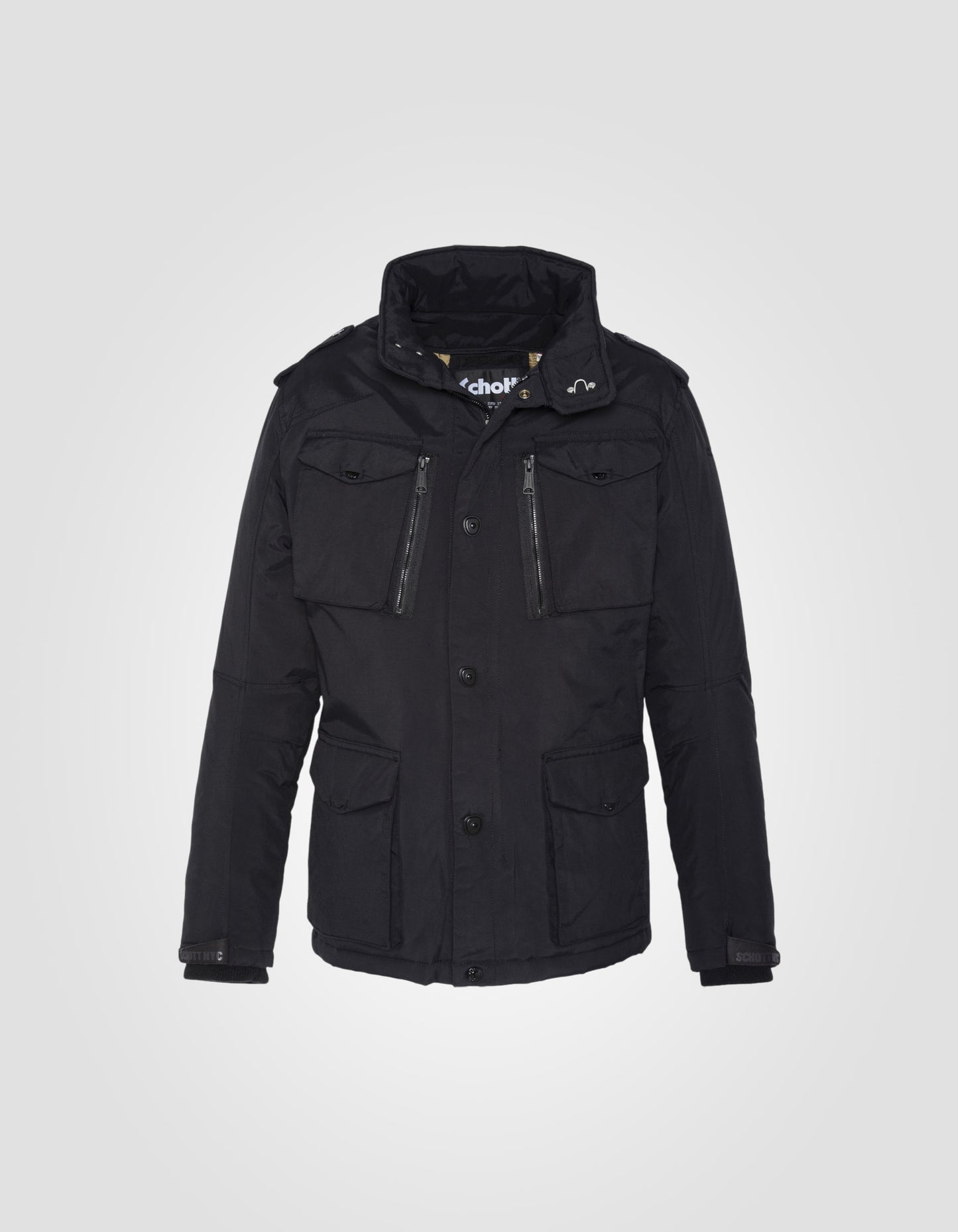 Armeejacke mit vielen Taschen, abnehmbarem Latz, große Größe