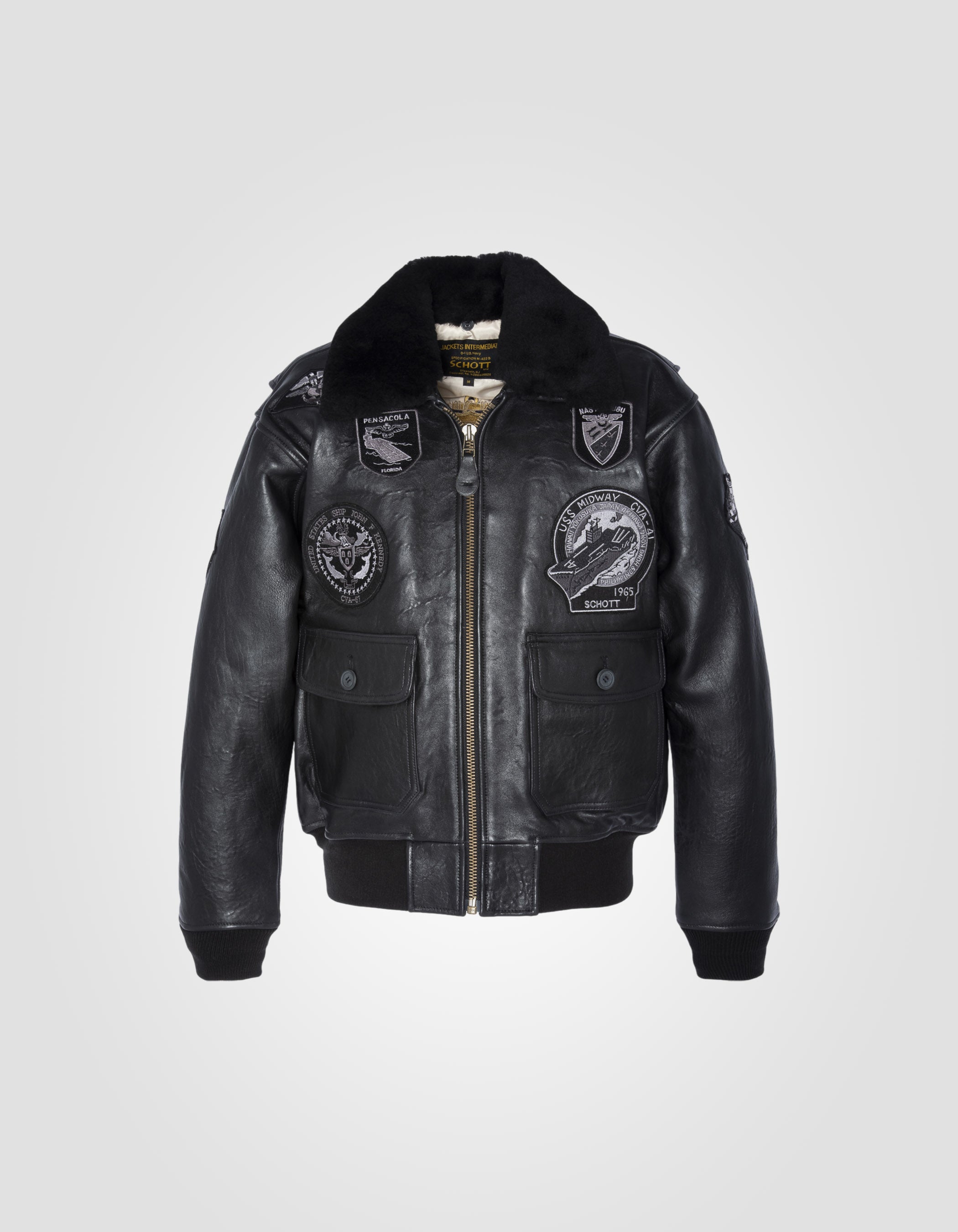 G -1 Aviator Jacke von Gold