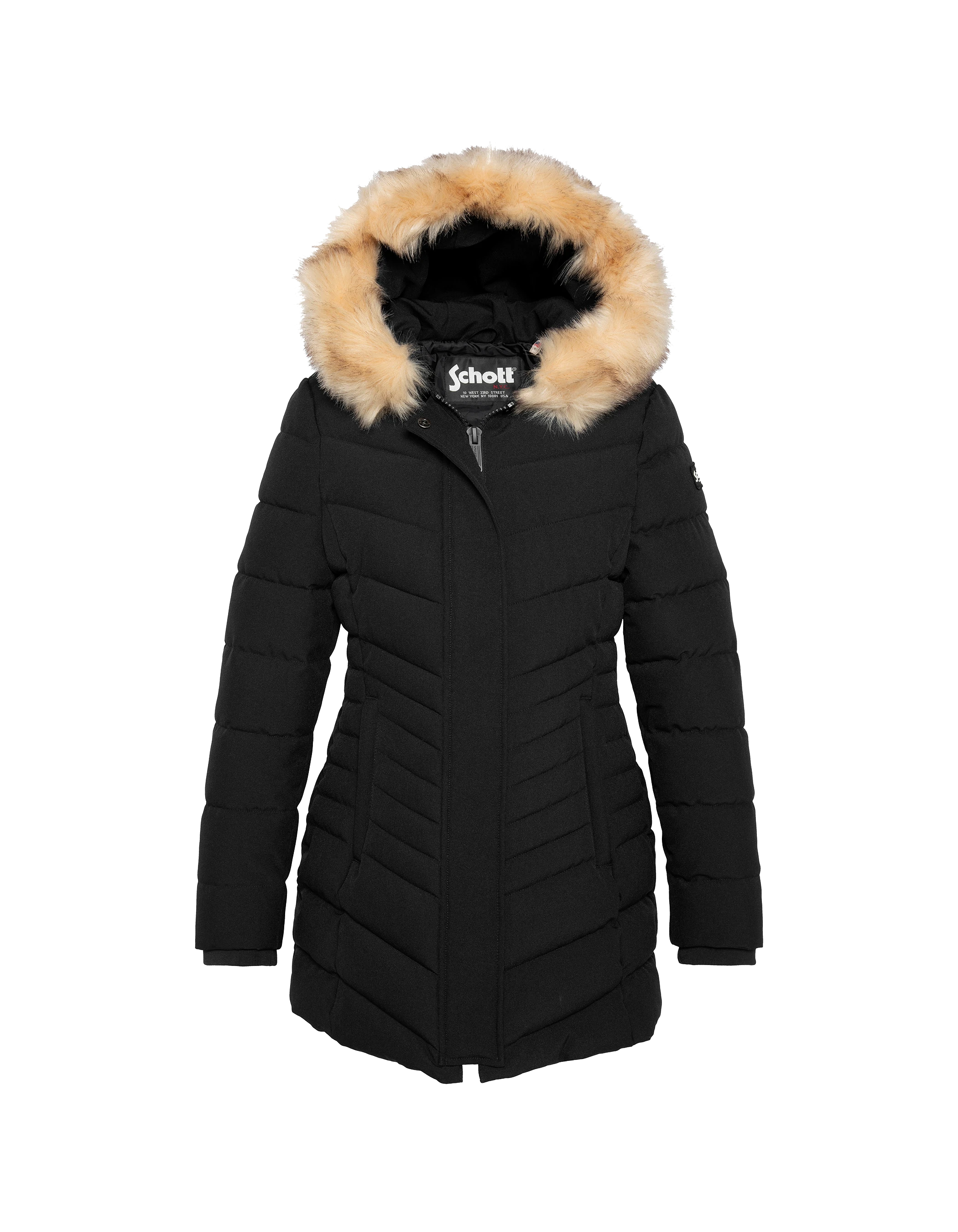 Fausse Fourrure Parka Mi Longue Fausse Fourrure Parka Cyrillus