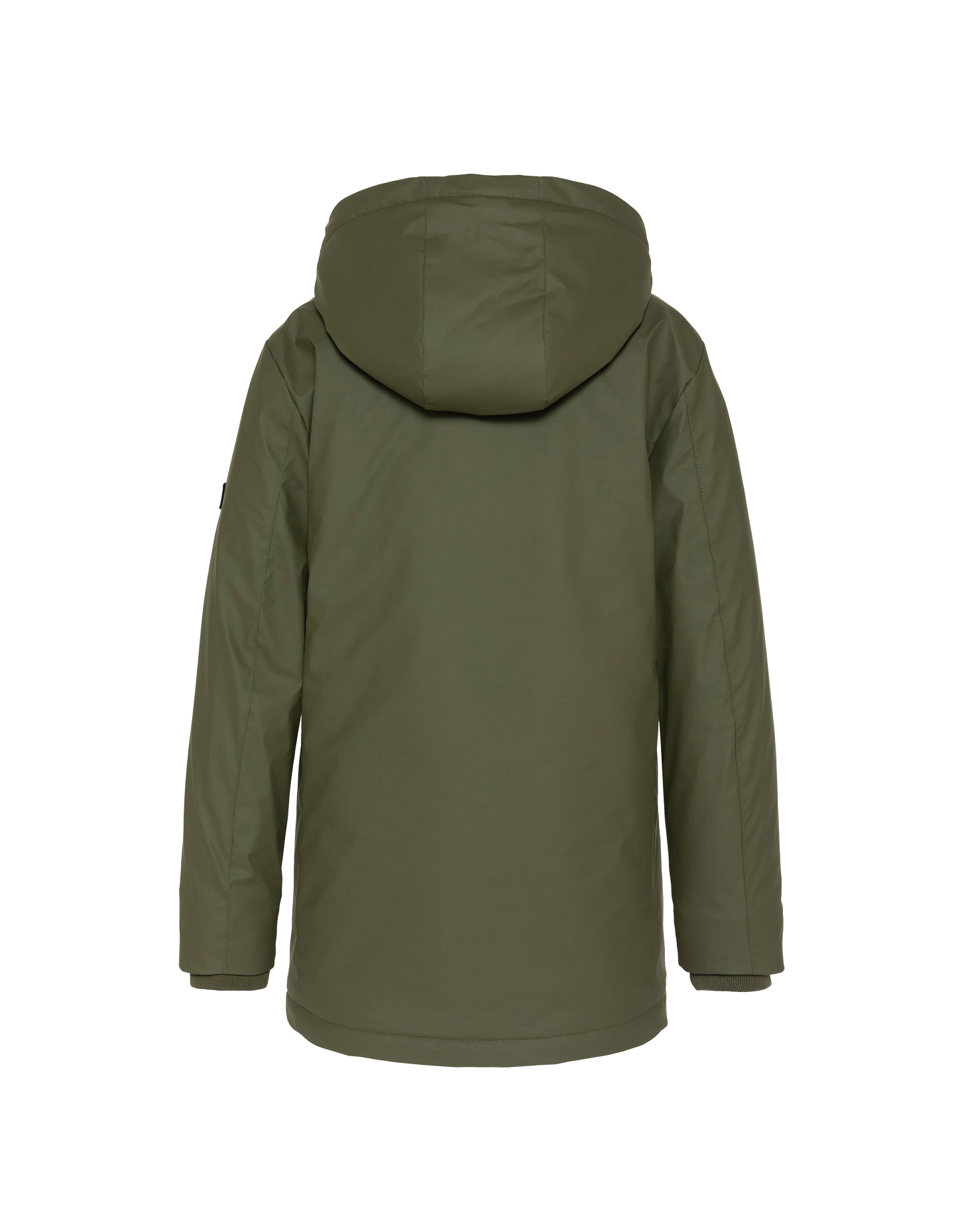 Parka kaki multipoches à capuche enfant