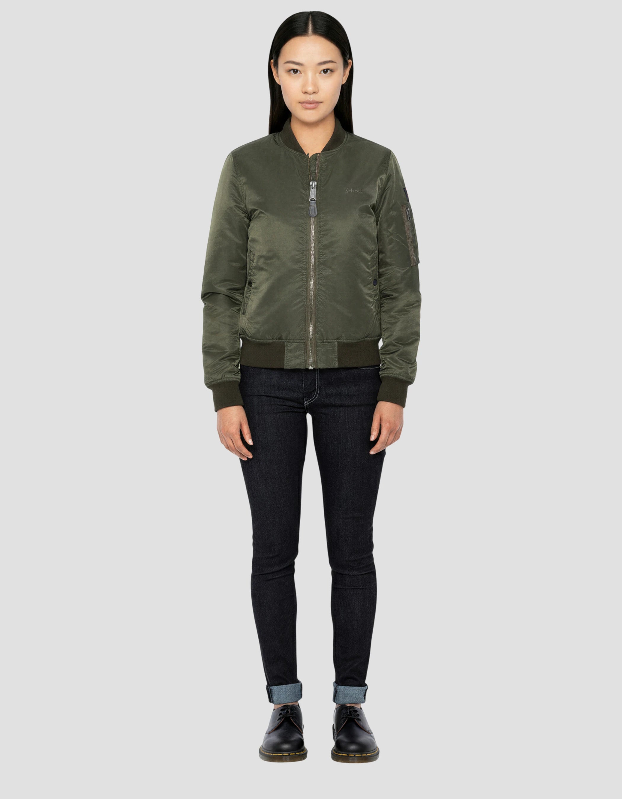 Bomber ma -1 khaki wife - jet17w | Schott NYC®