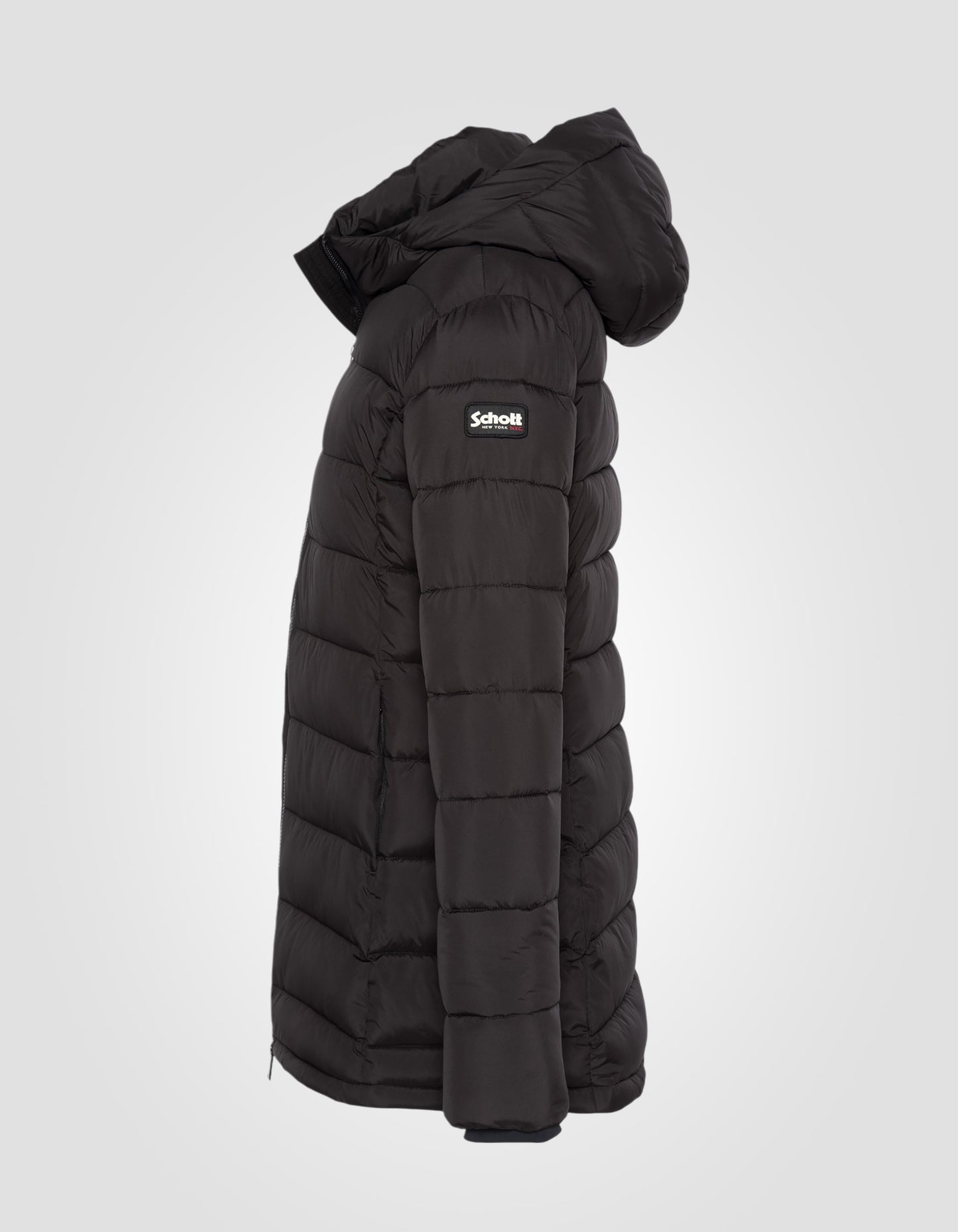 Doudoune longue à capuche