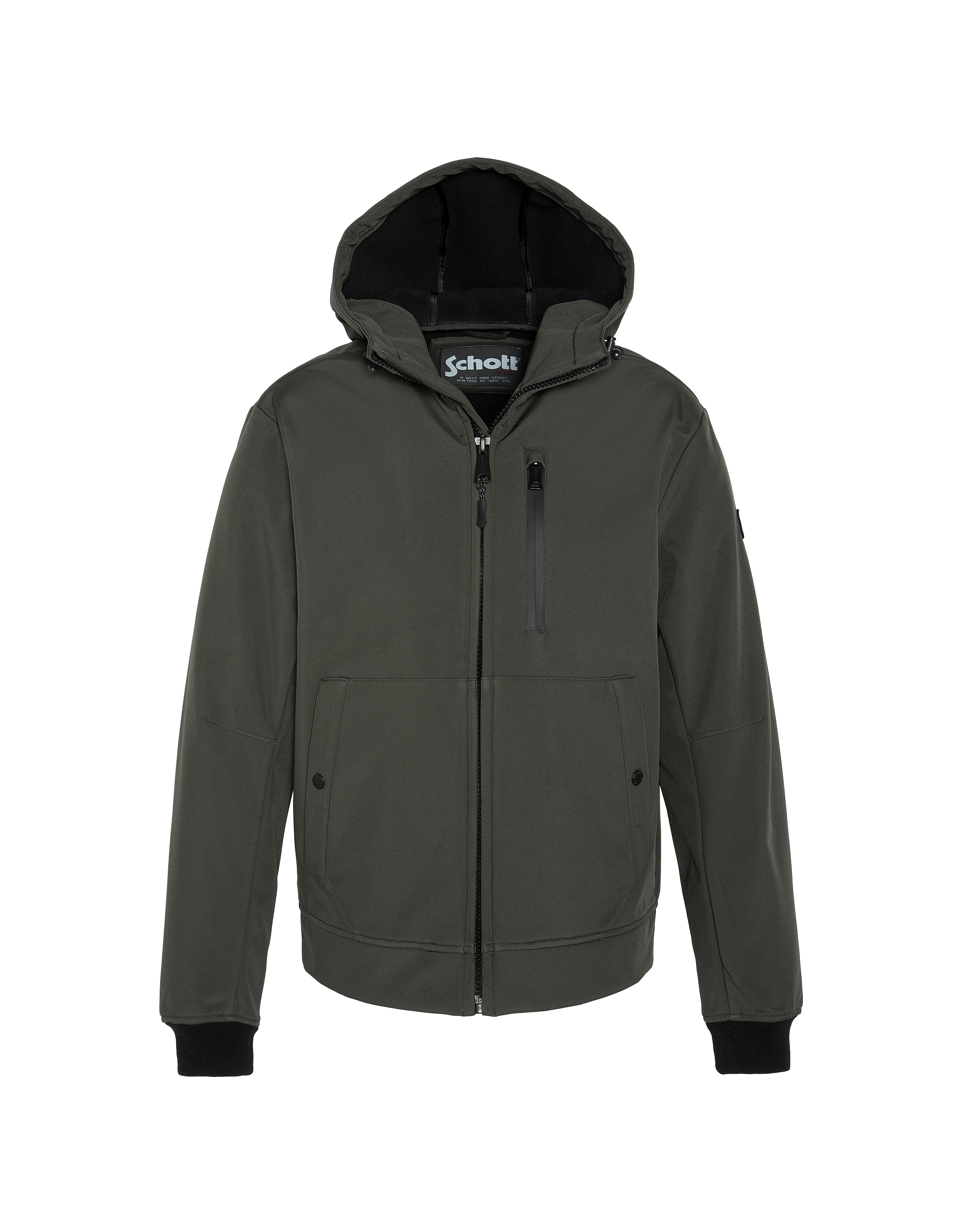 khakipoint アウター charcoal Softshell Speeding Softshell Khaki - Kale | Schott NYC®