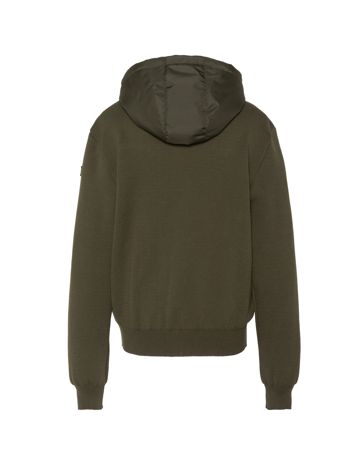 Blouson army bi-matière kaki foncé