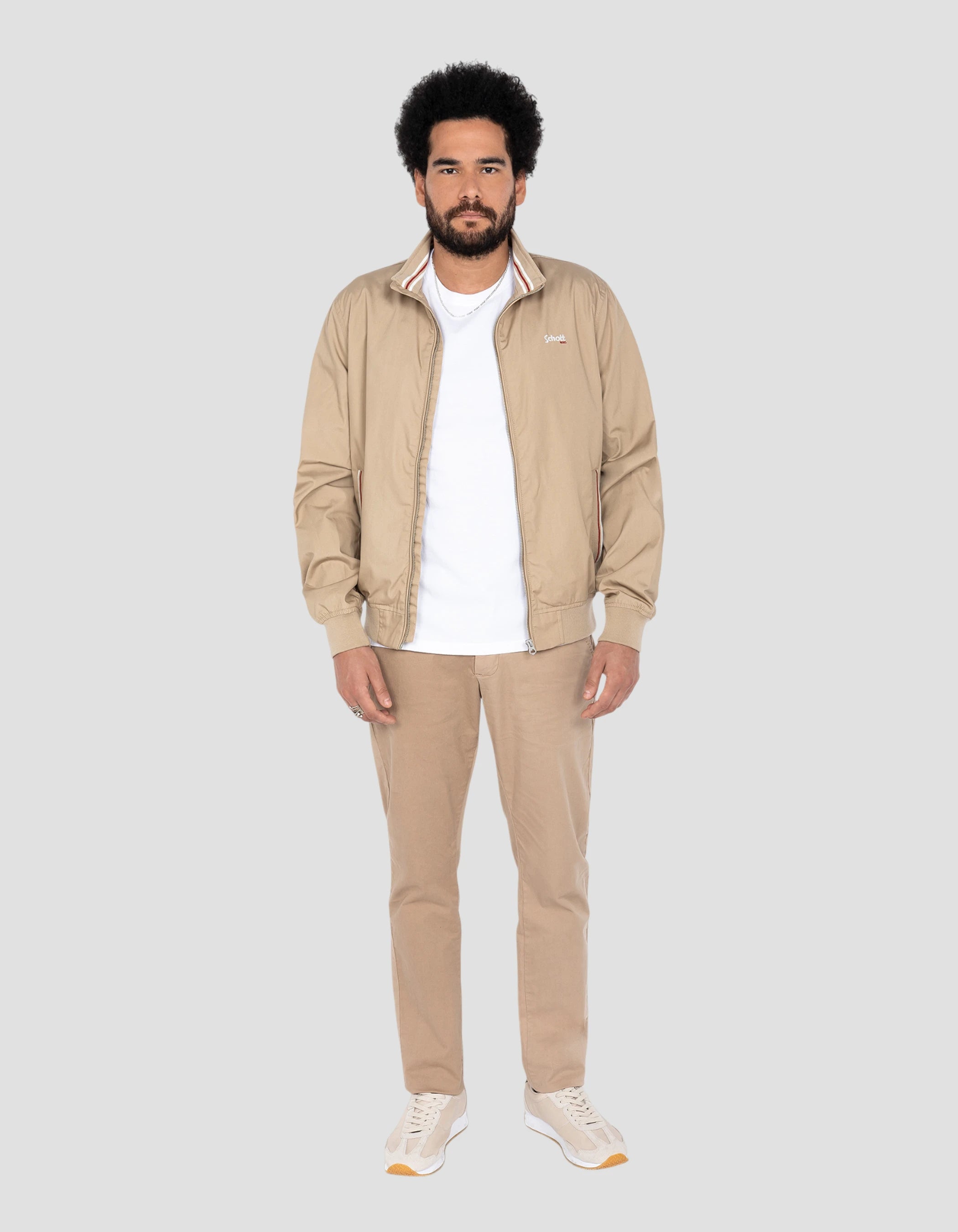 Schott ベージュ カジュアルジャケット Light beige casual jacket - Kenton | Schott NYC®