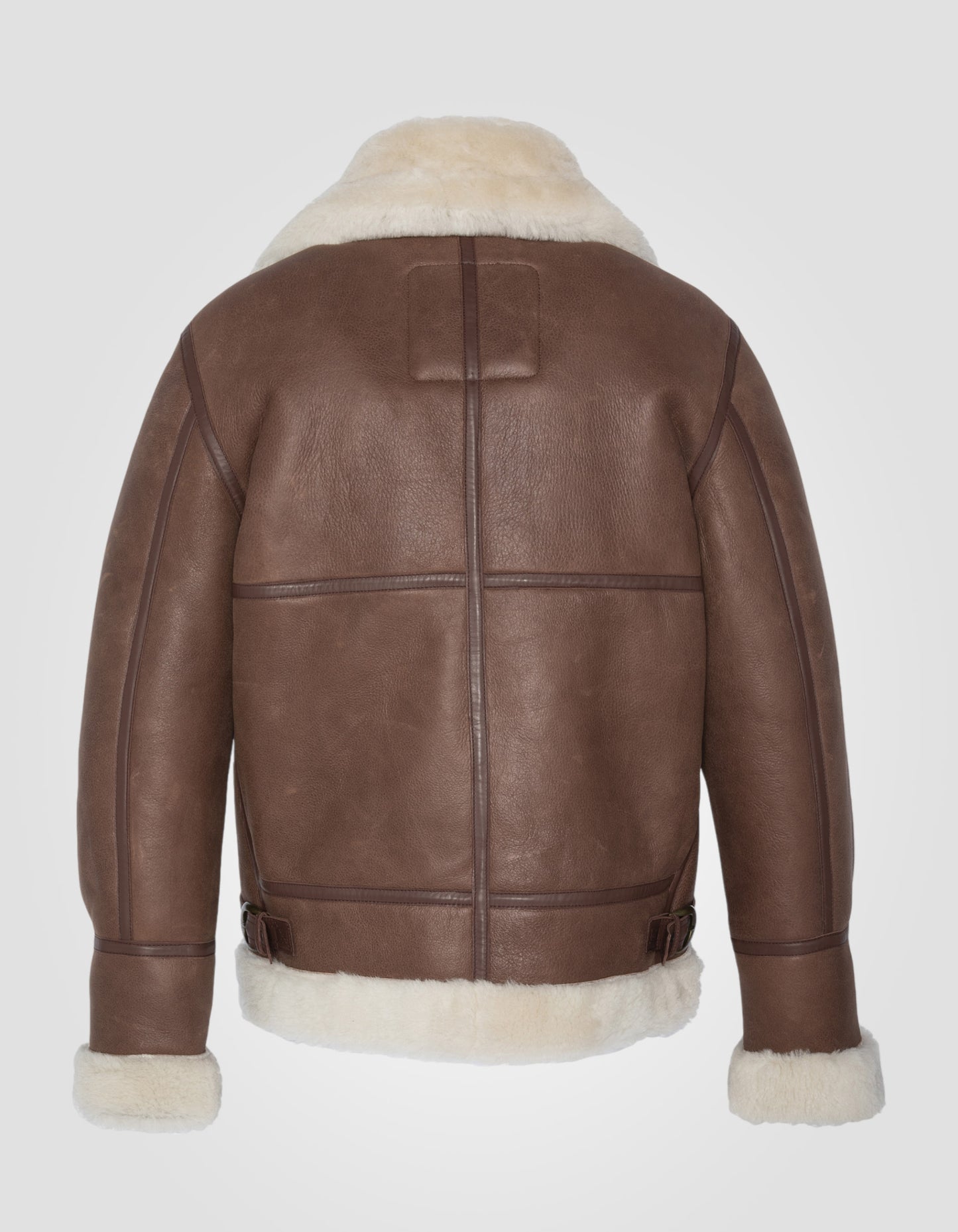 Bombardier B-3 Cognac Jacke, Schafleder, große Größe