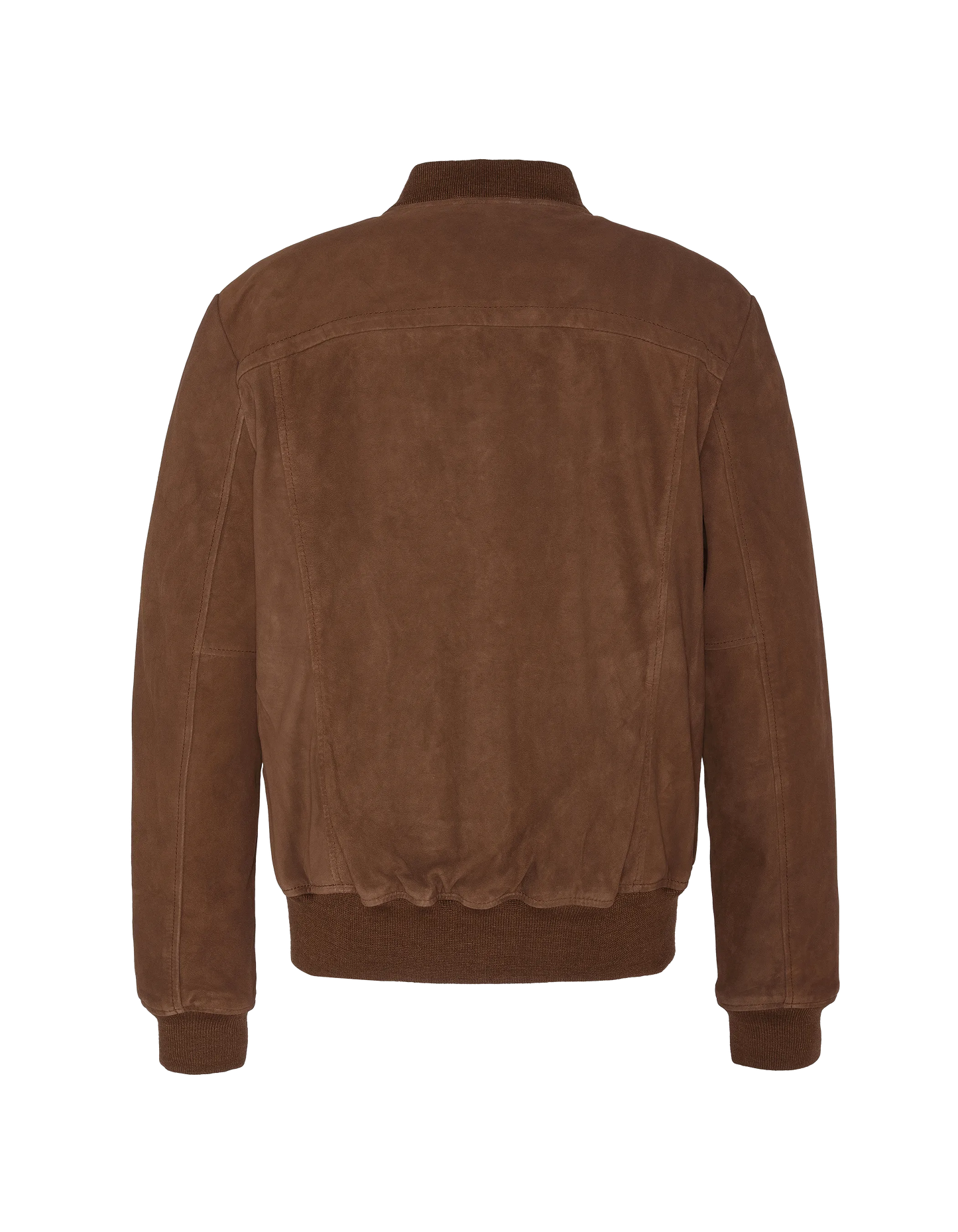 Blouson casual léger cognac, cuir de chèvre