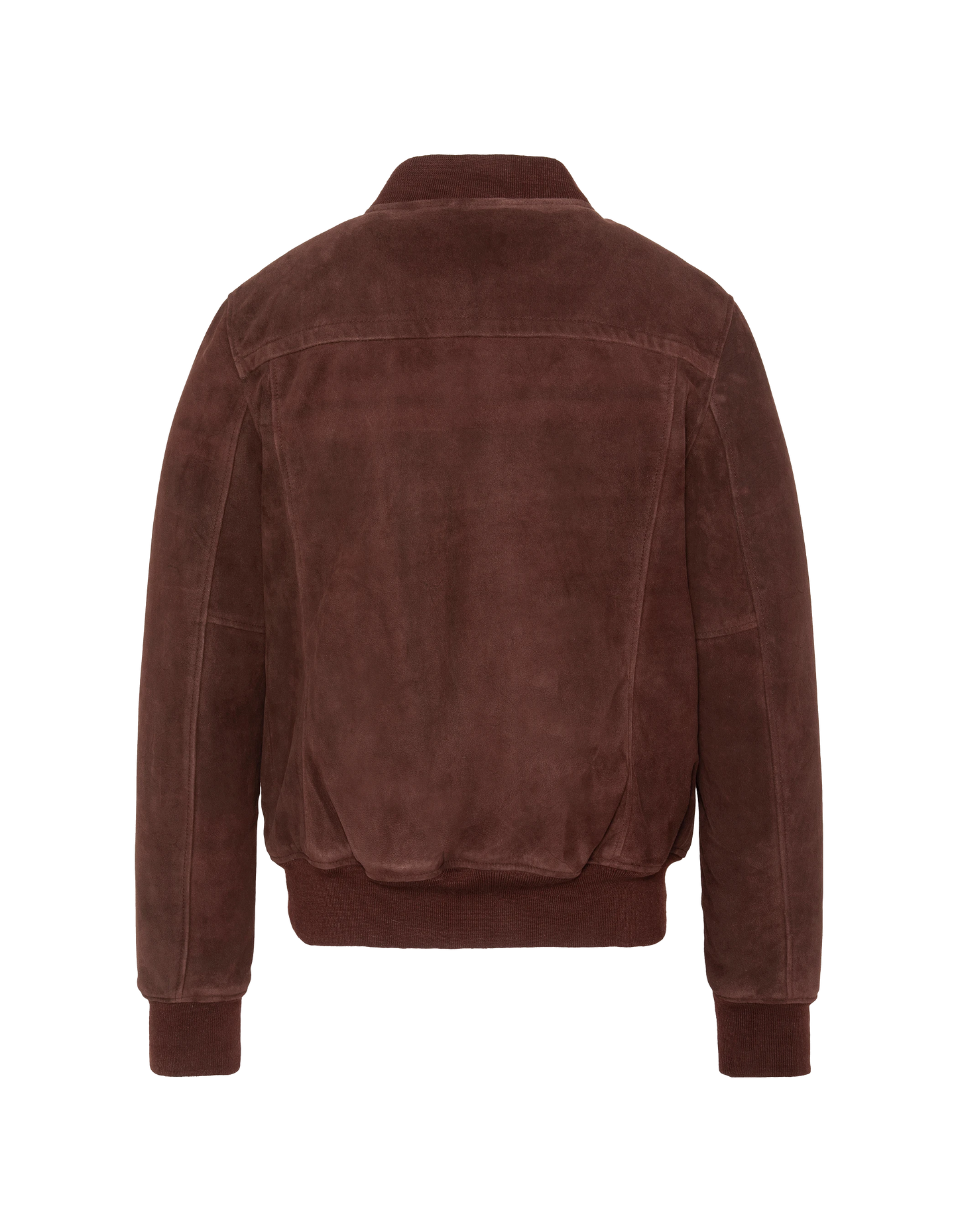 Suede brown jacket, goat leather
