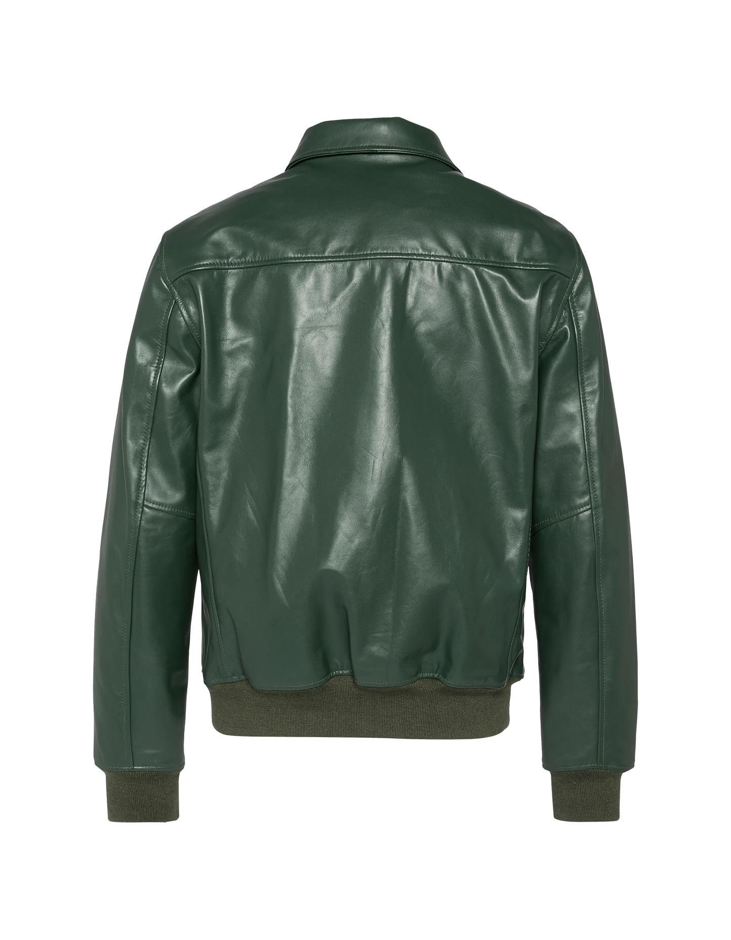 Grüne Casual Jacke, Kuhläsesoten Leder