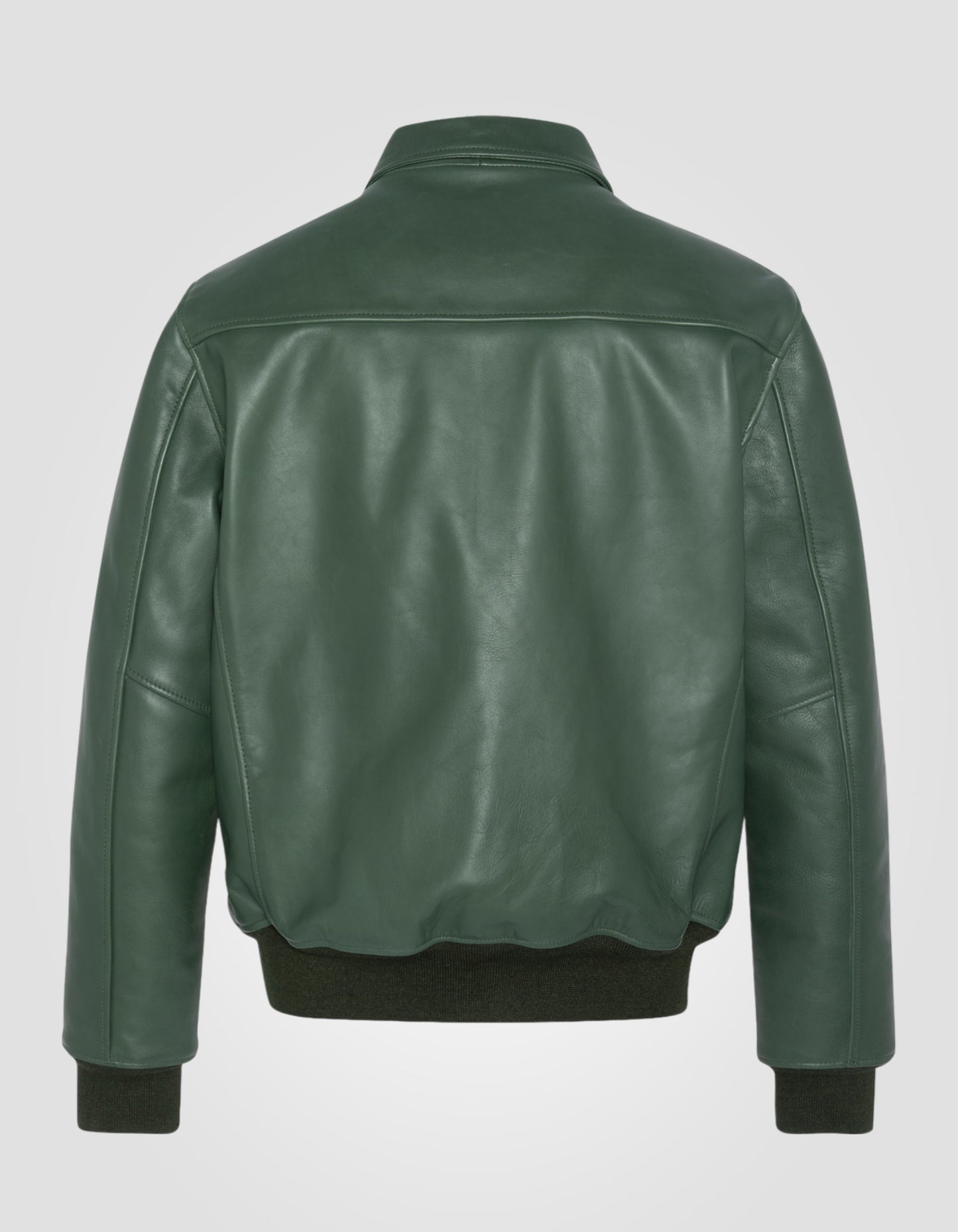 Blouson casual, cuir de vachette