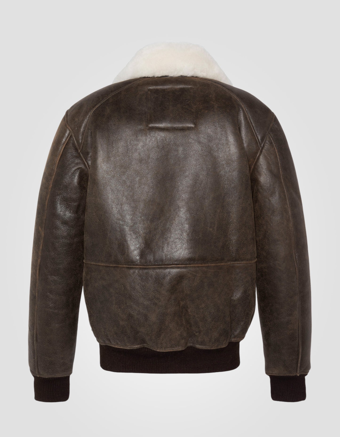 Blouson aviateur, cuir de mouton double face