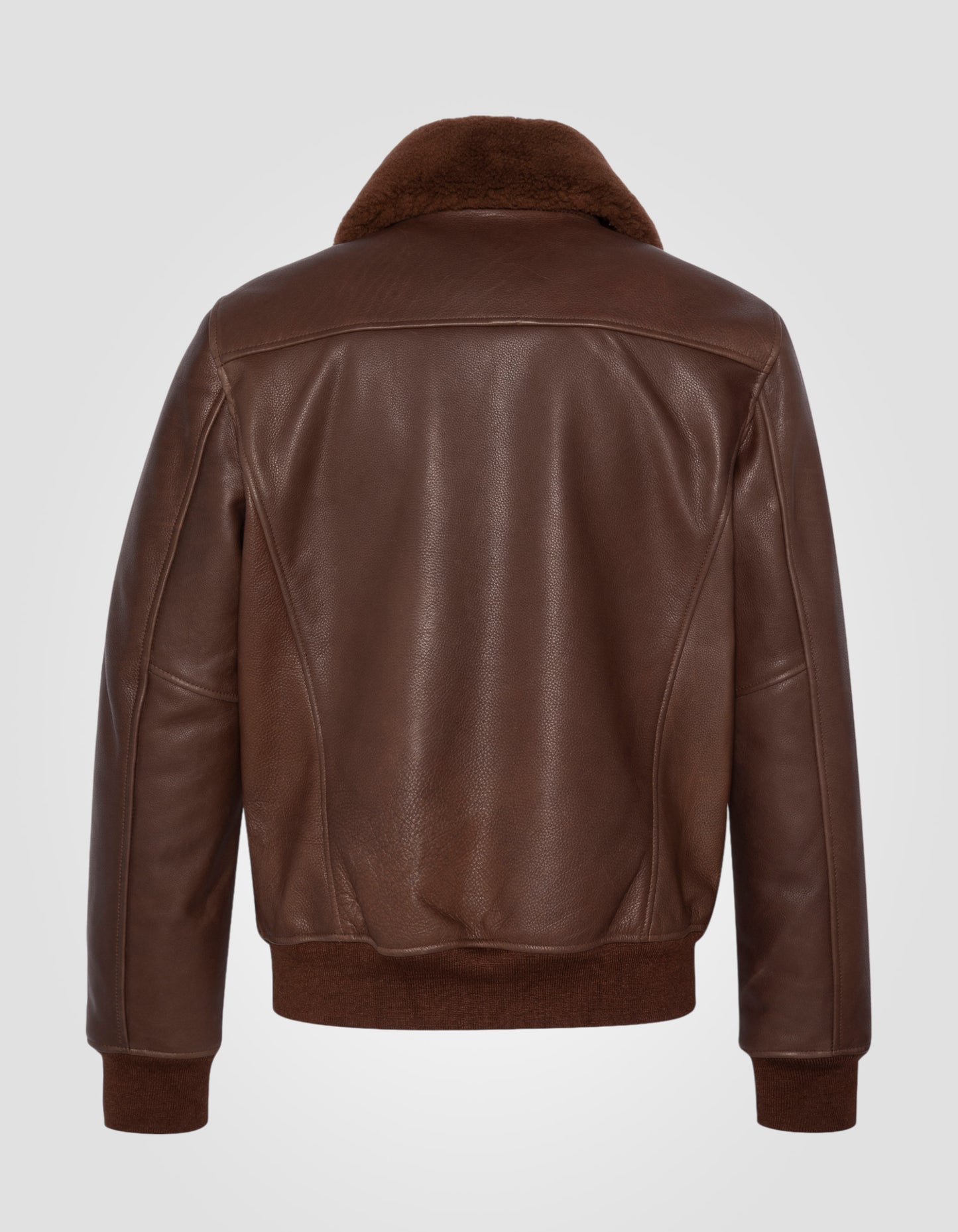 Blouson pilote, cuir de vachette