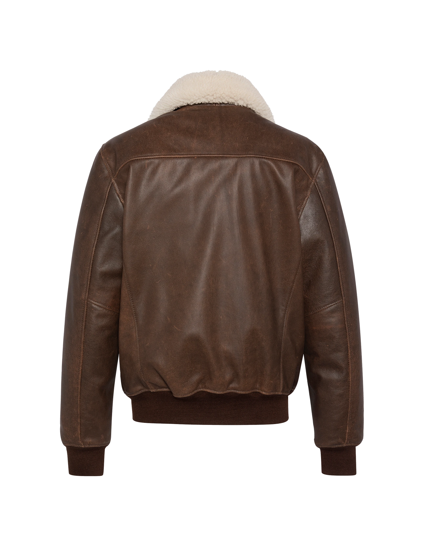 Vintage Aviator Brown Jacke, Ziegenleder